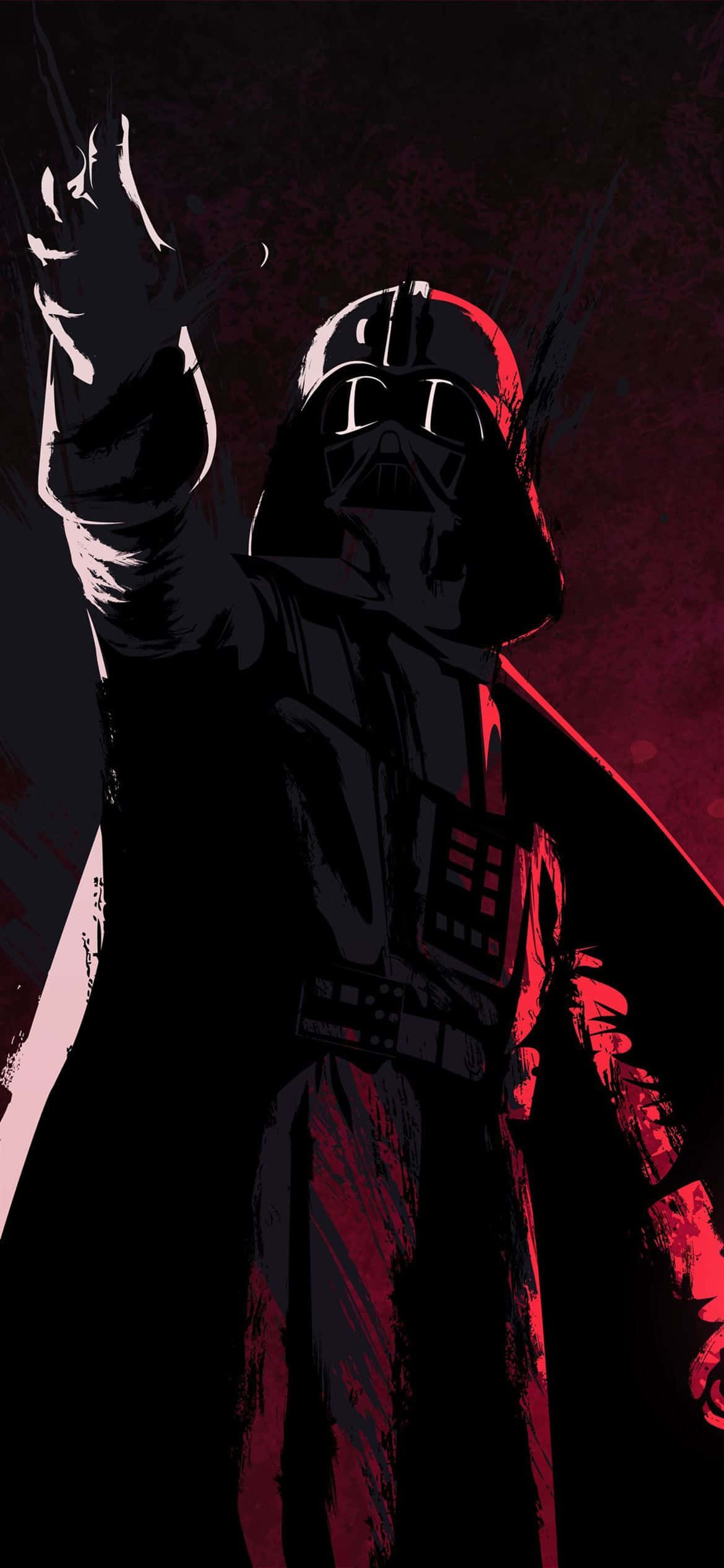 1170x2532 เงาดาร์ธ เวเดอร์ วอลเปเปอร์
