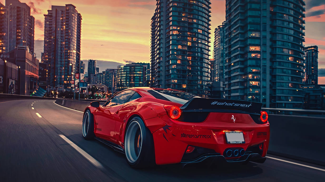 เมืองเท่ห์ 1366x768 Ferrari HD วอลเปเปอร์