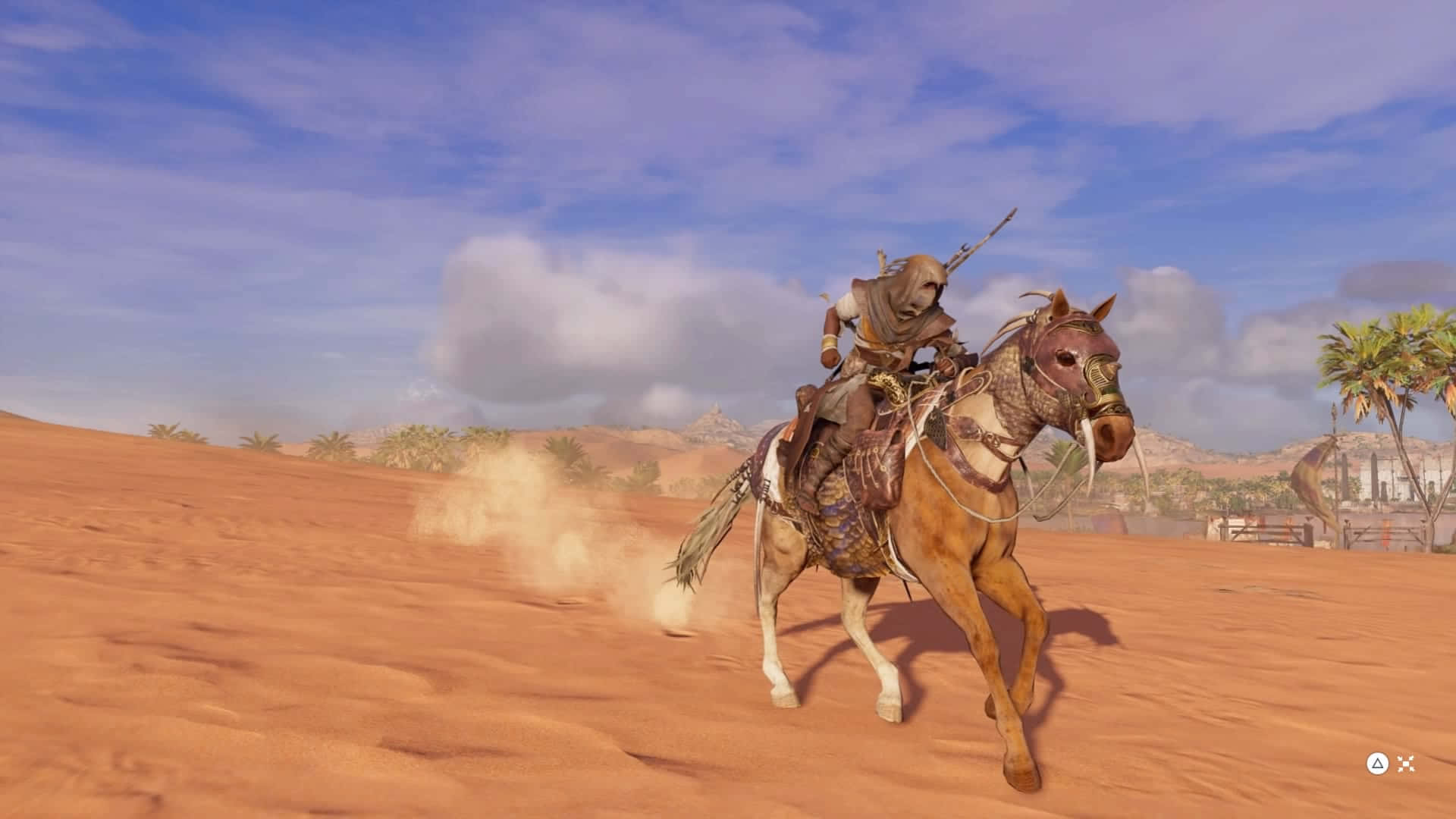 พื้นหลังสัตว์กีบ 1920x1080 Assassin's Creed Origins วอลเปเปอร์