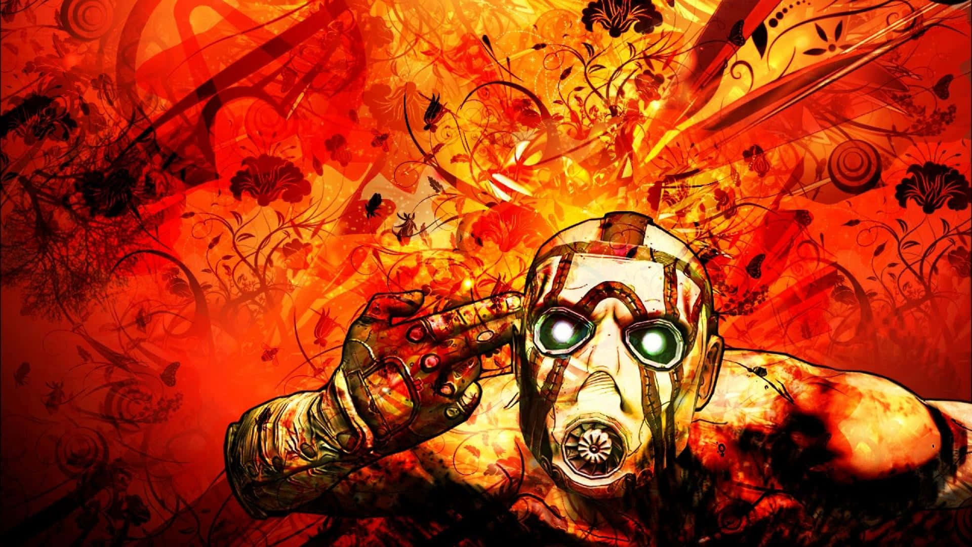 1920x1080 Borderlands 3 พื้นหลังสีแดง วอลเปเปอร์