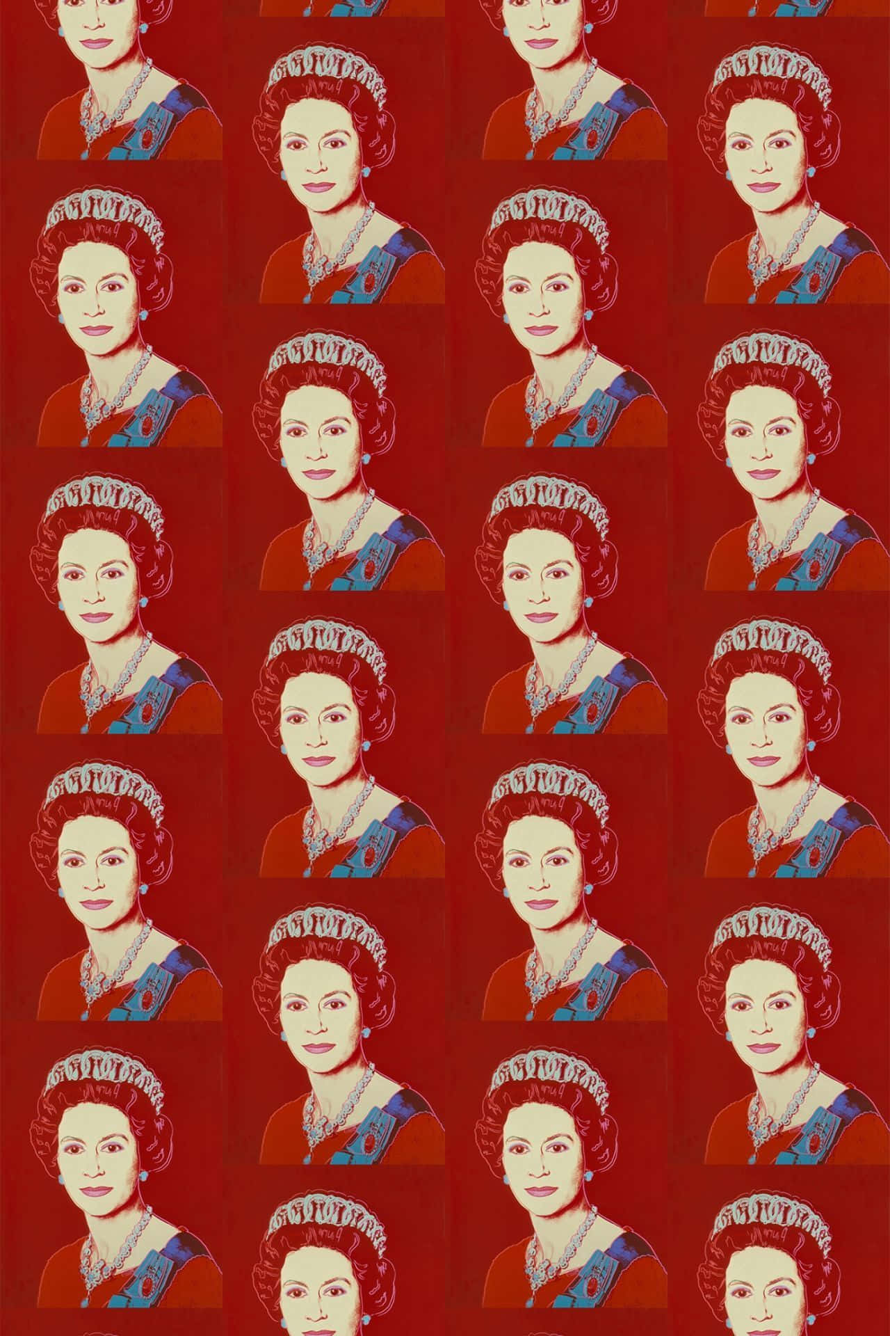 สมเด็จพระราชินีนาถเอลิซาเบธที่ 2 ในฉลองพระองค์ วอลเปเปอร์