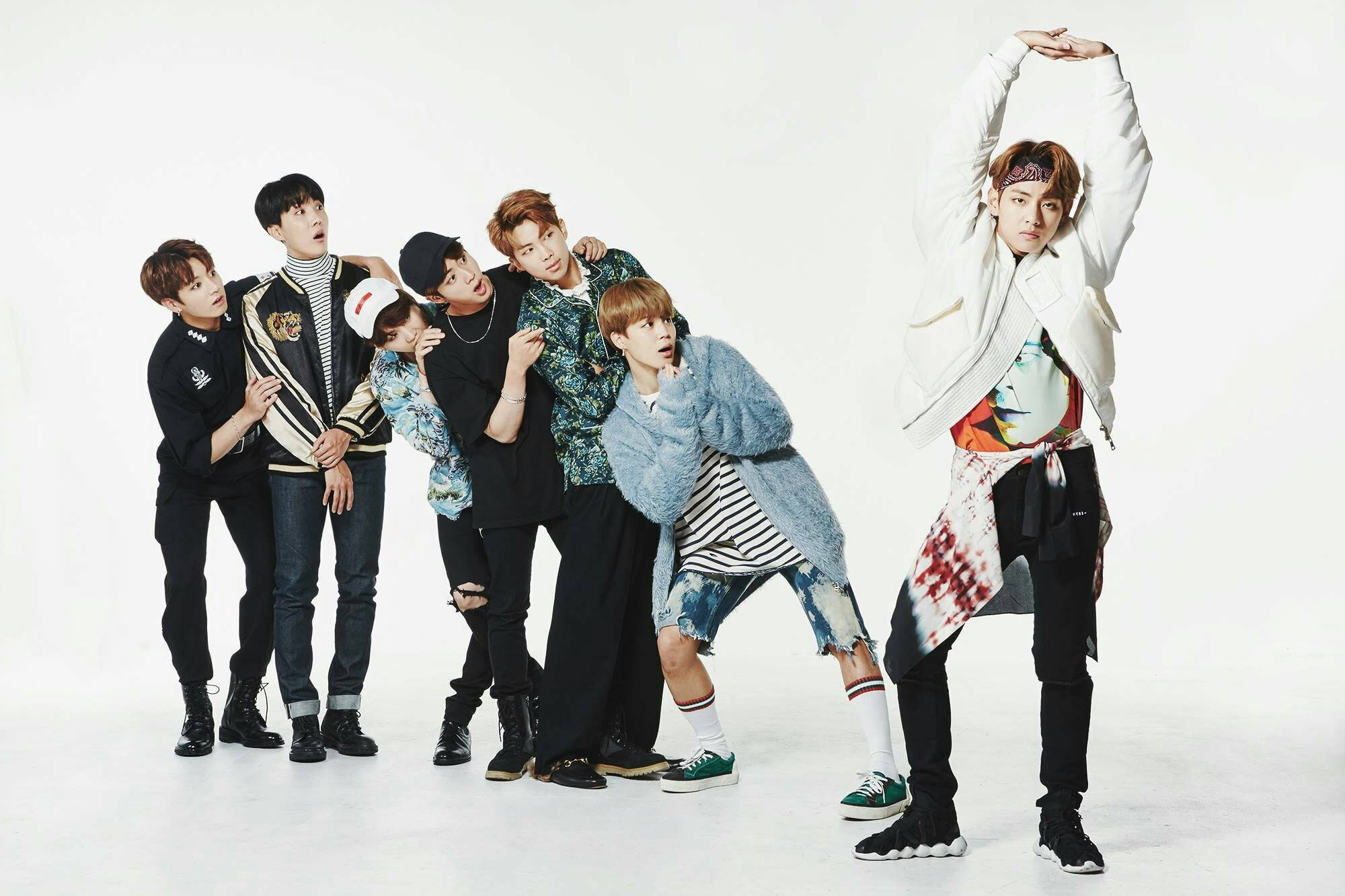 2017 วันครบรอบ BTS สุดเท่บนแล็ปท็อป วอลเปเปอร์