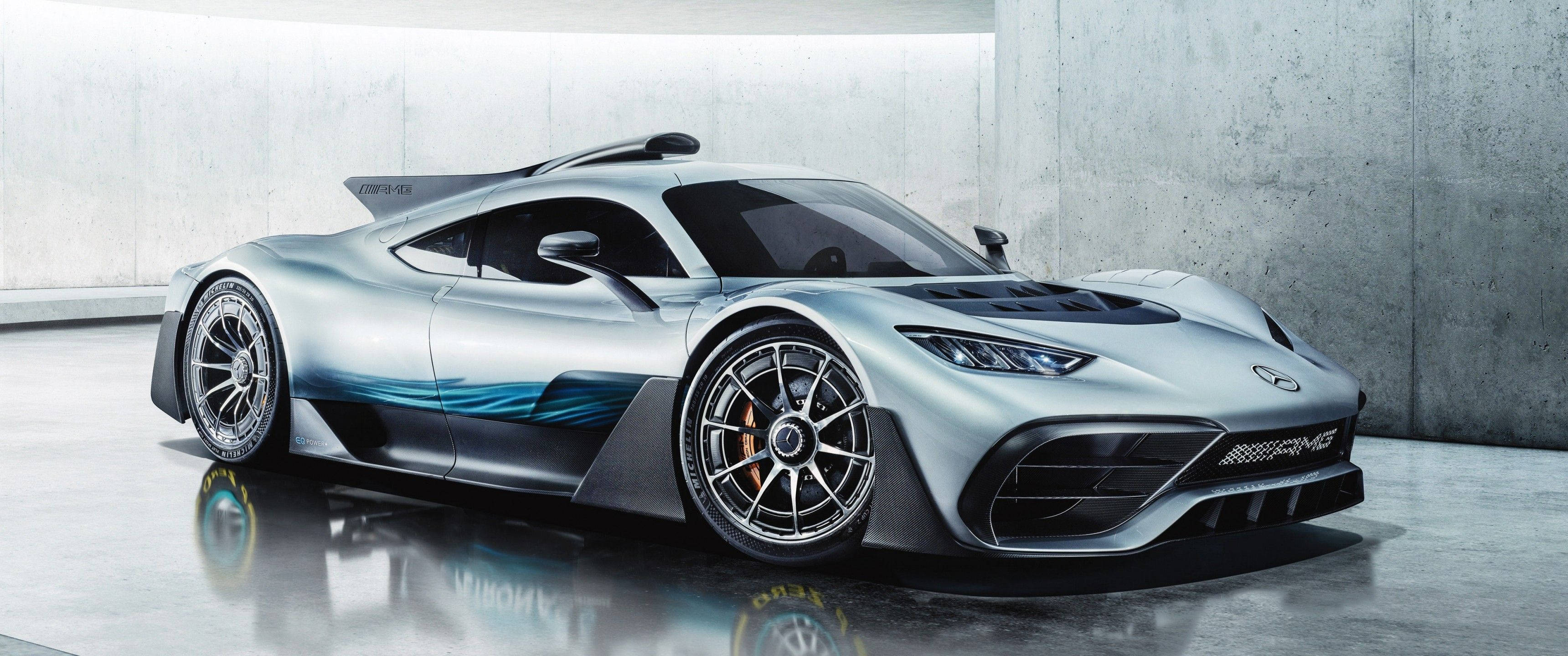 3440x1440 รถ Mercedes-AMG Project One วอลเปเปอร์