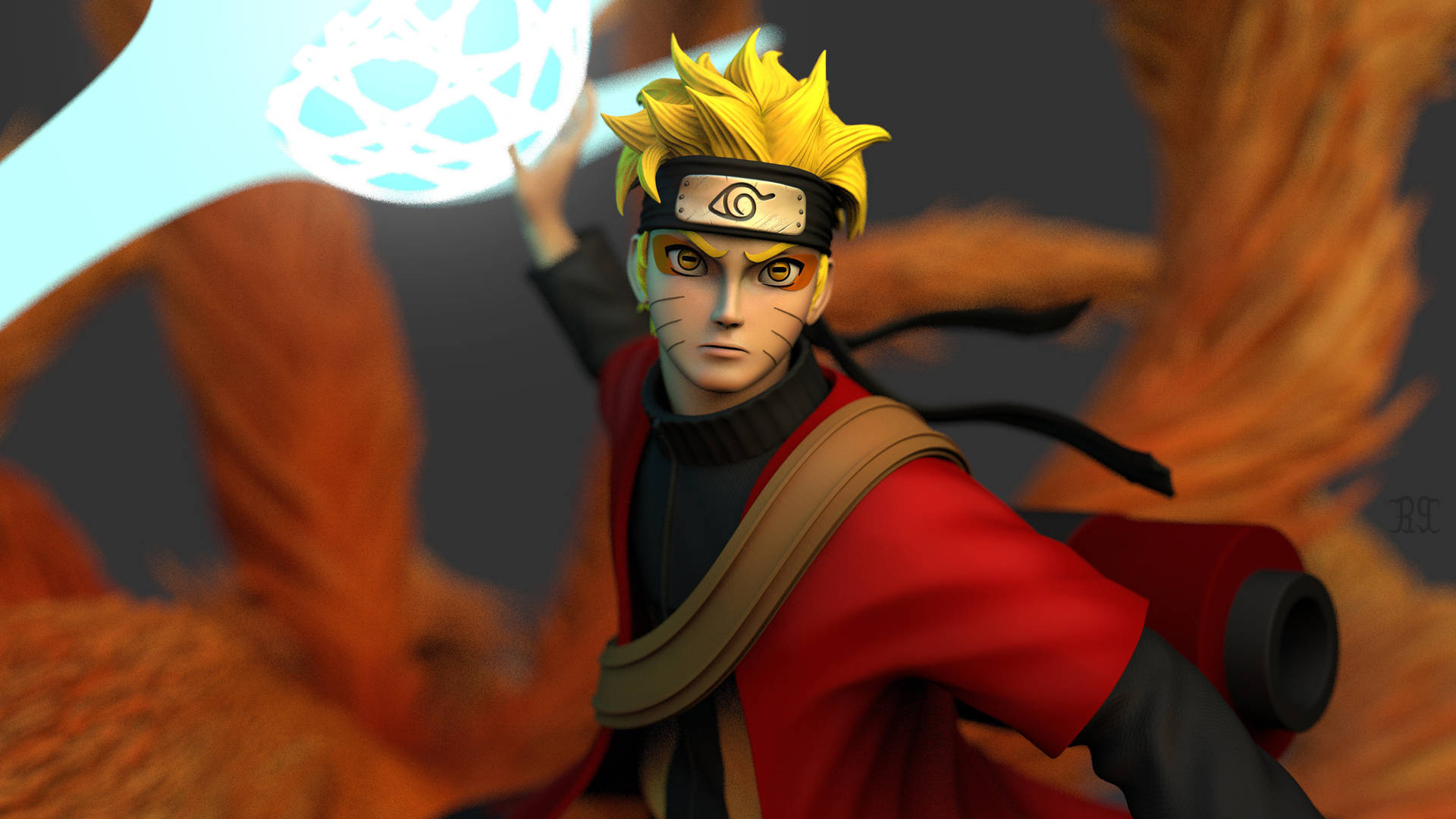 วอลเปเปอร์ 3D Naruto 4K โหมดเซจ — นารูโตะ 4K GIF วอลเปเปอร์