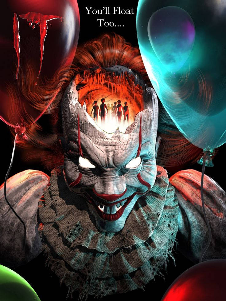 3D สยองขวัญ Pennywise จาก IT — 3 มิติ วอลเปเปอร์