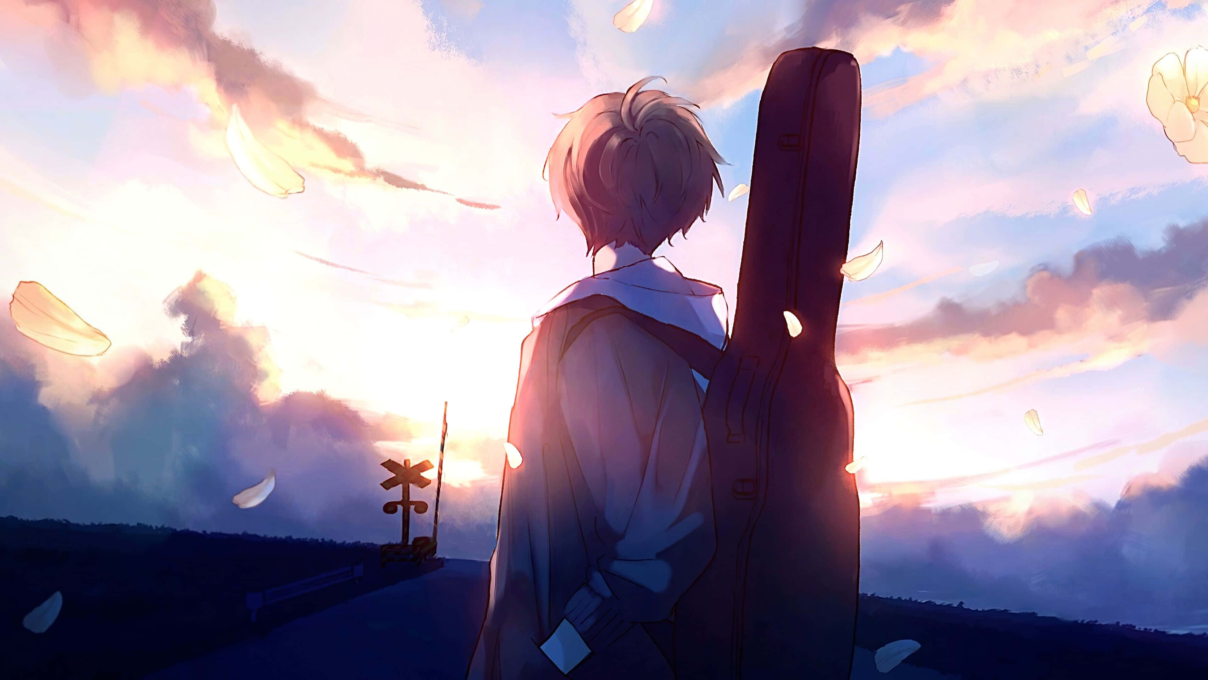 อนิเมะเอเชียสไตล์อาร์ต 4K วอลเปเปอร์