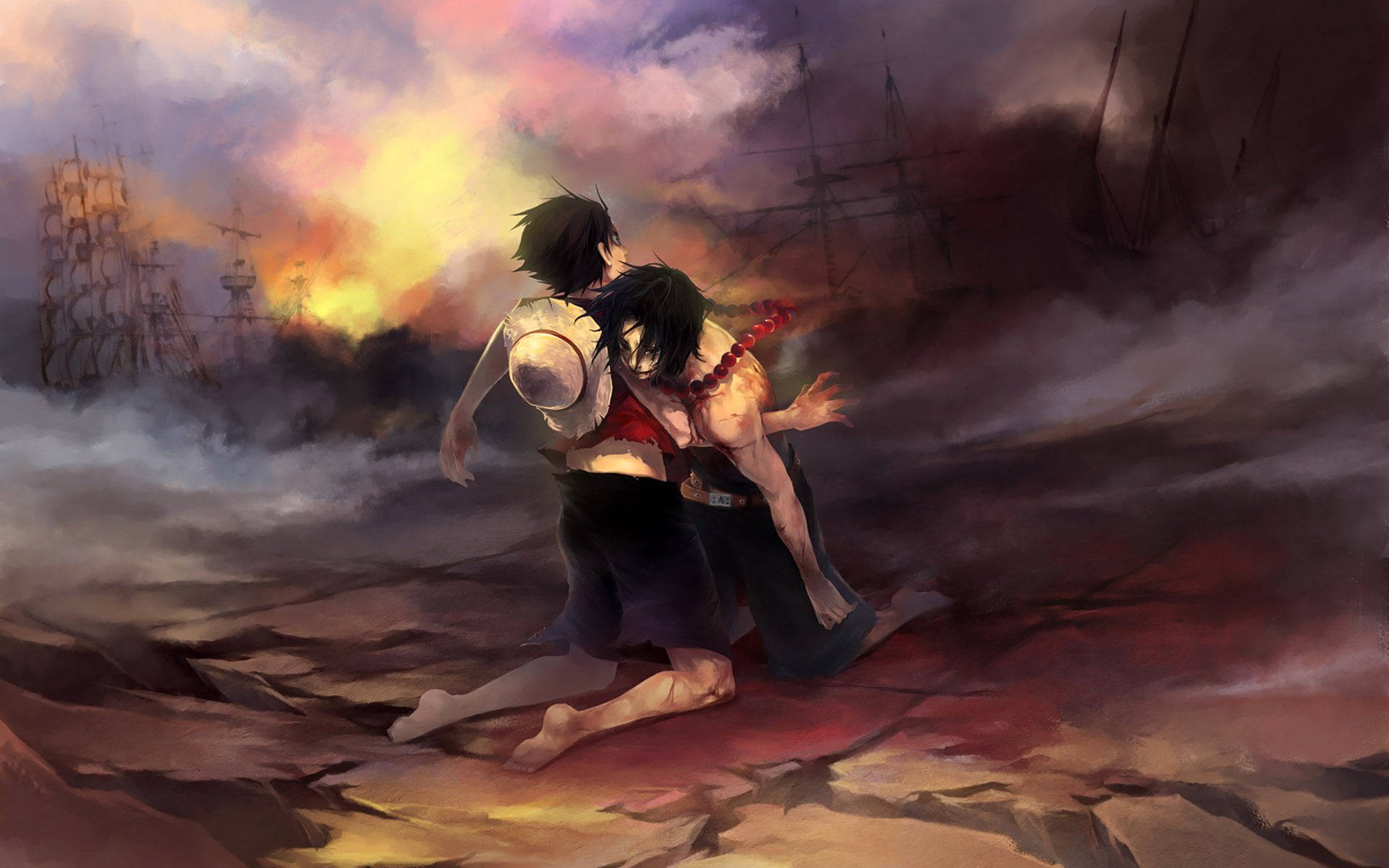 วันพีซ ภาพวาดดิจิทัล 4K วอลเปเปอร์