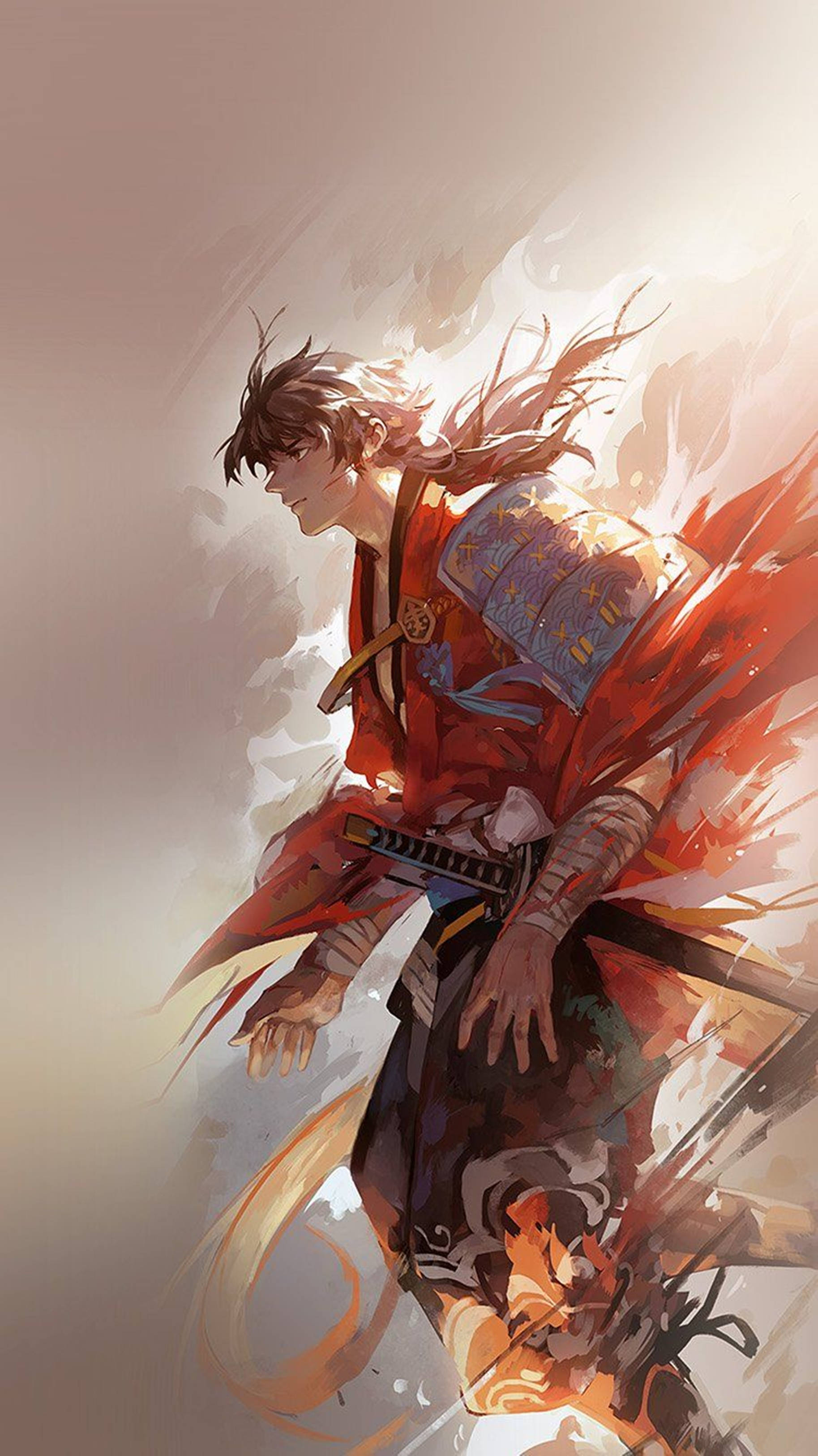 อนิเมะ 4K iPhone Touken Ranbu Yoshiyuki วอลเปเปอร์