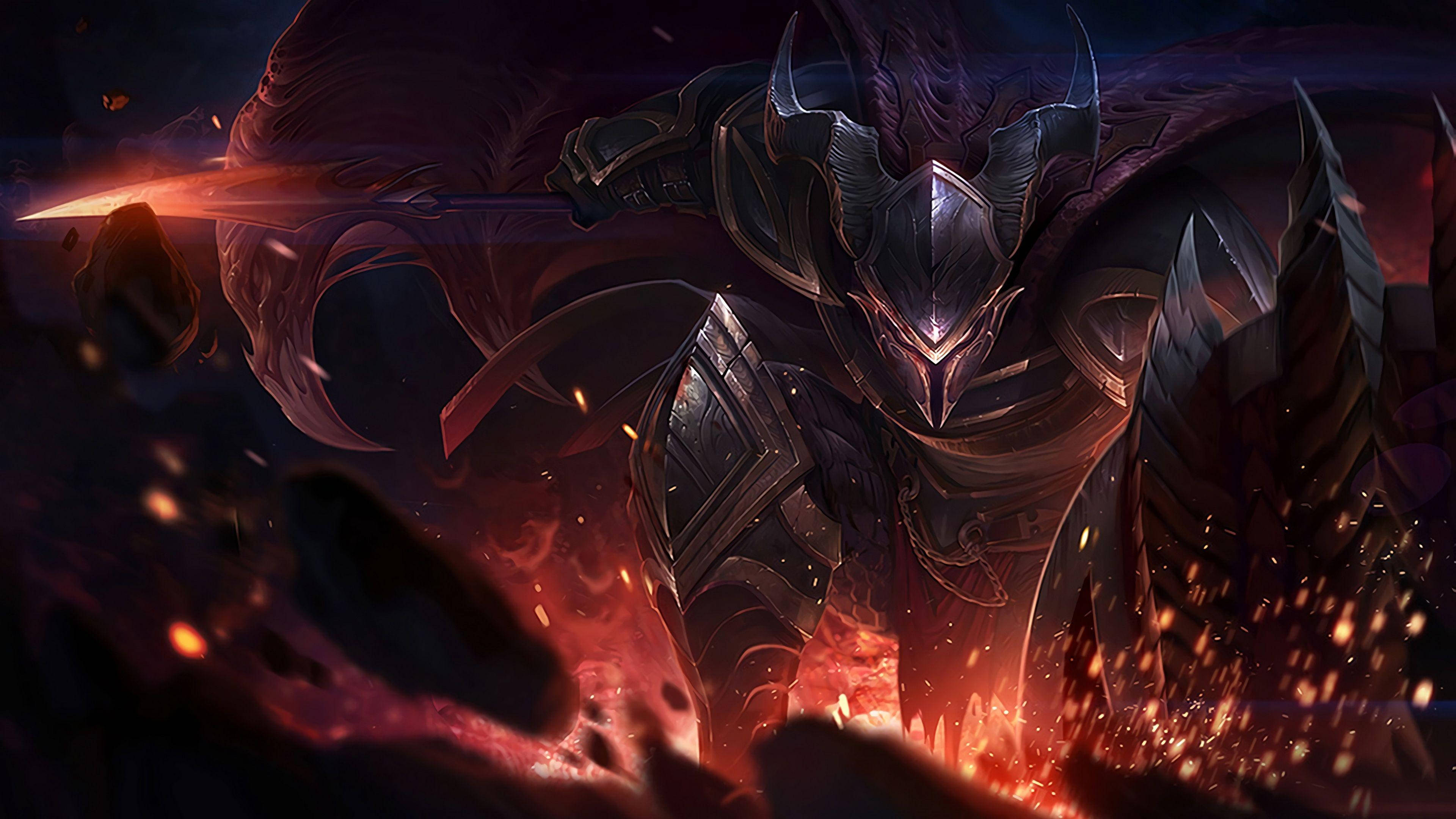 4K LOL Pantheon เพลิงพิโรธ วอลเปเปอร์