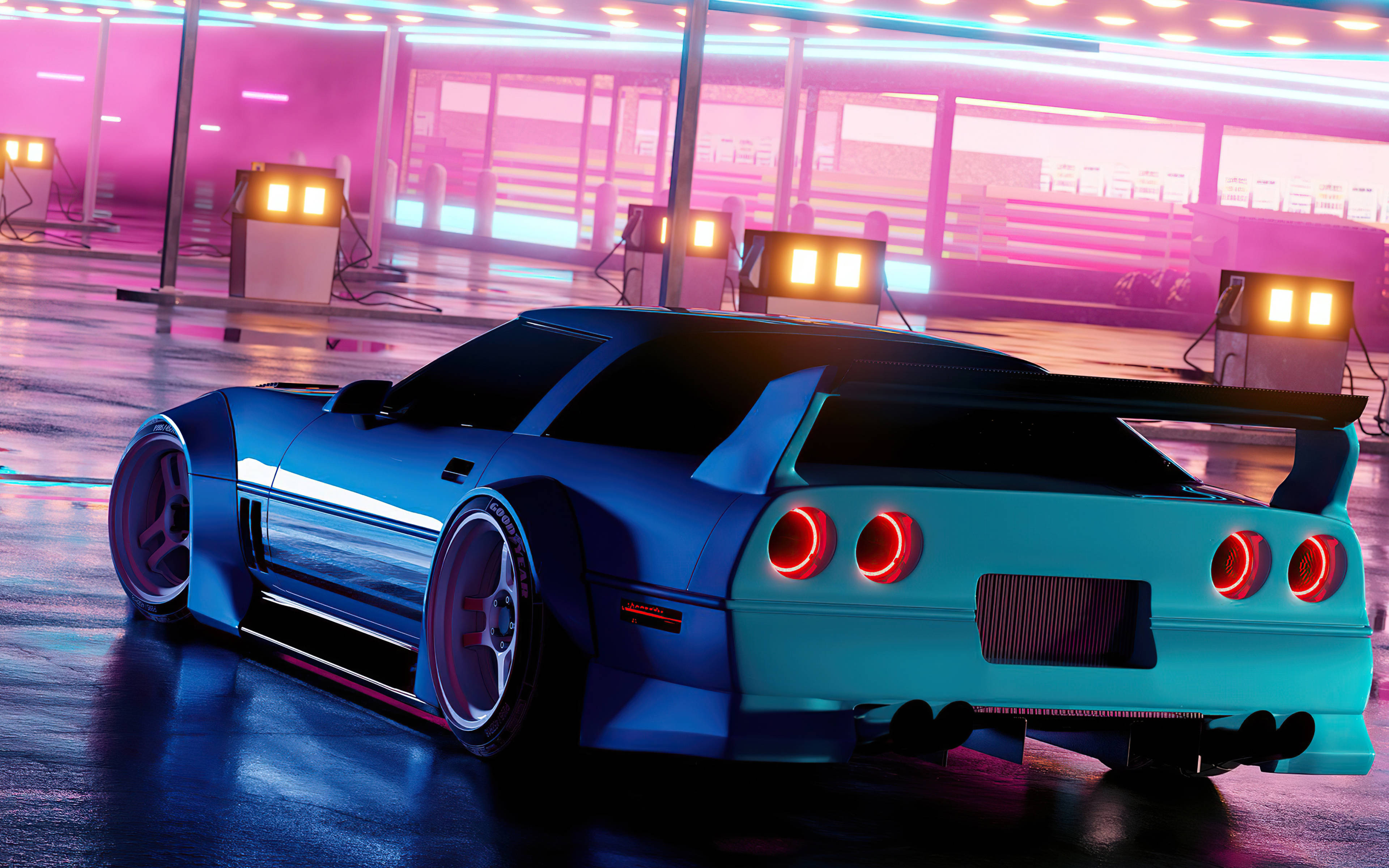 รถสวย 4K Nissan Skyline GT-R วอลเปเปอร์