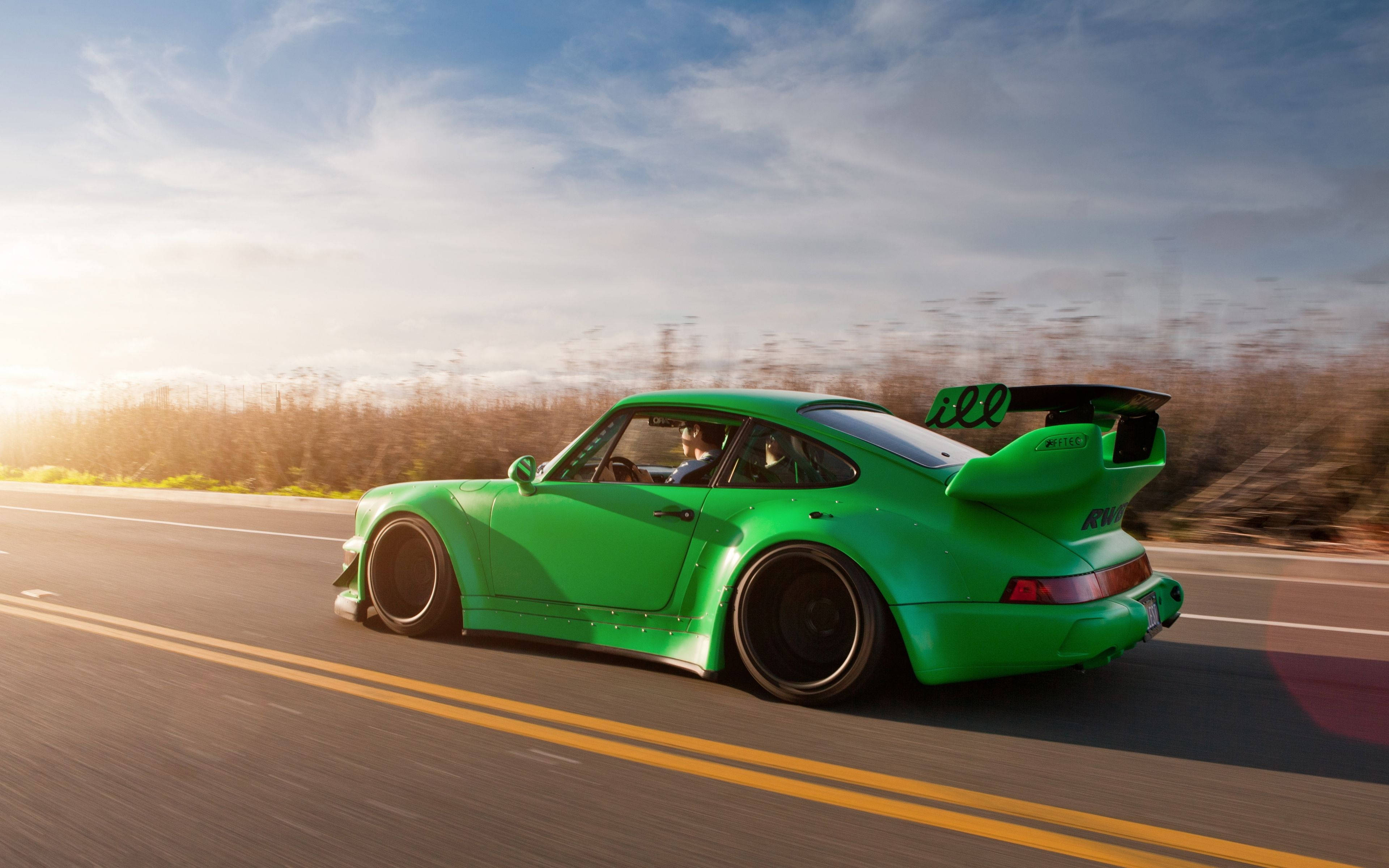 รถยนต์ 4K RWB Porsche 911 วอลเปเปอร์