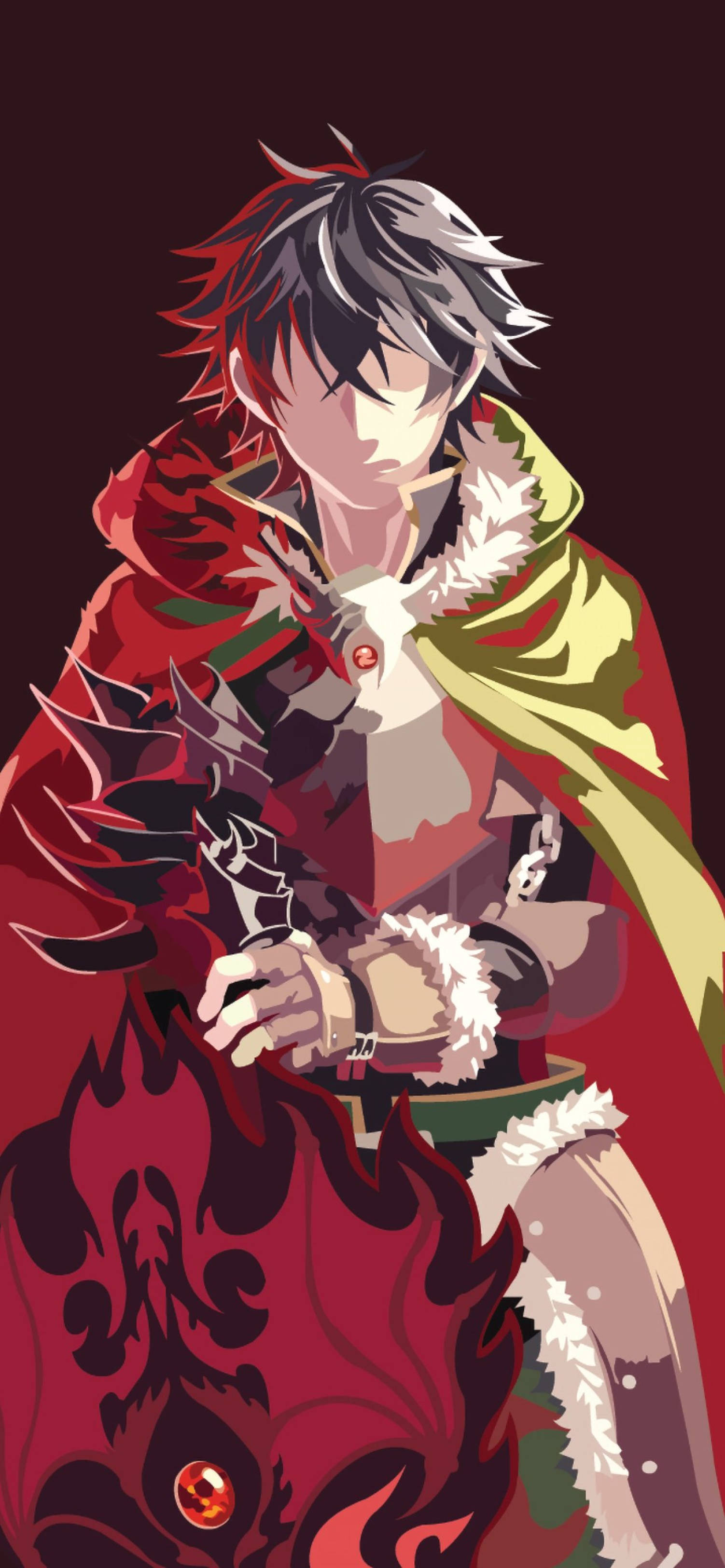 4K อนิเมะ The Shield Hero Naofumi Iwatani สำหรับ iPhone วอลเปเปอร์
