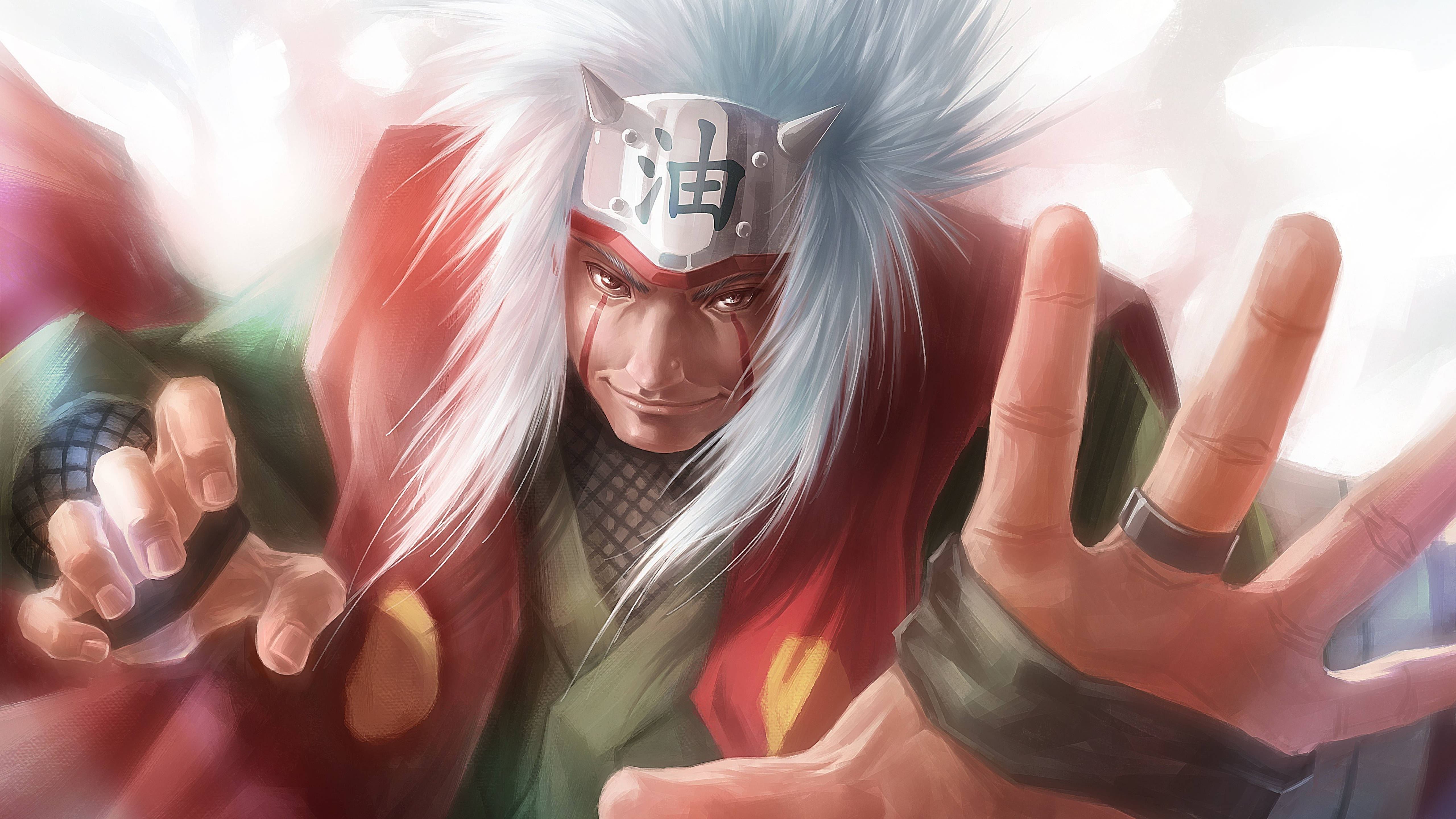 จิไรยะ 4K สไตล์ภาพวาด วอลเปเปอร์
