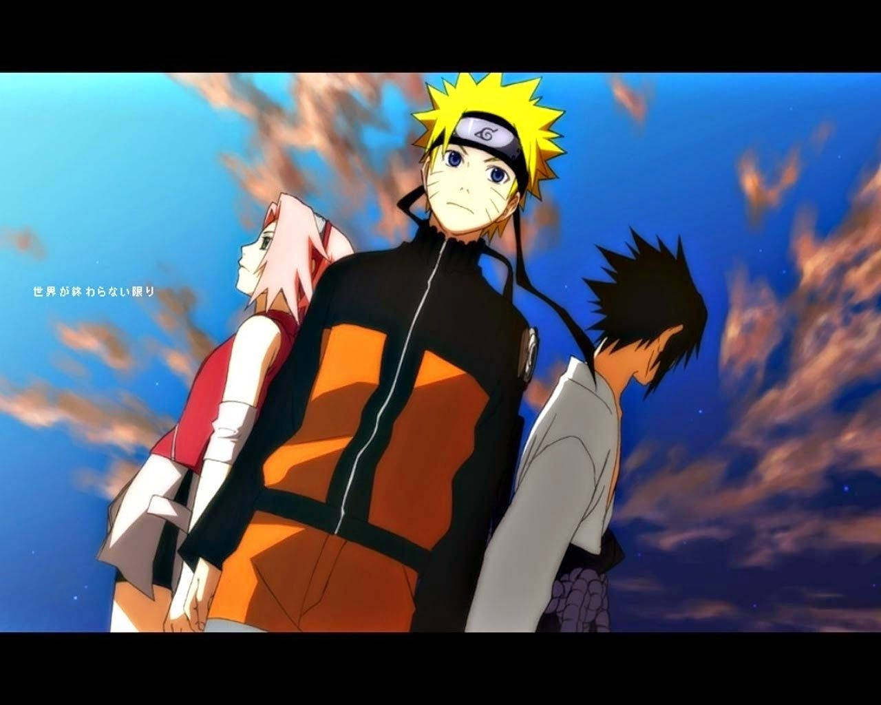 นารูโตะ ทีม 7 สกาย เอสเธติก วอลเปเปอร์