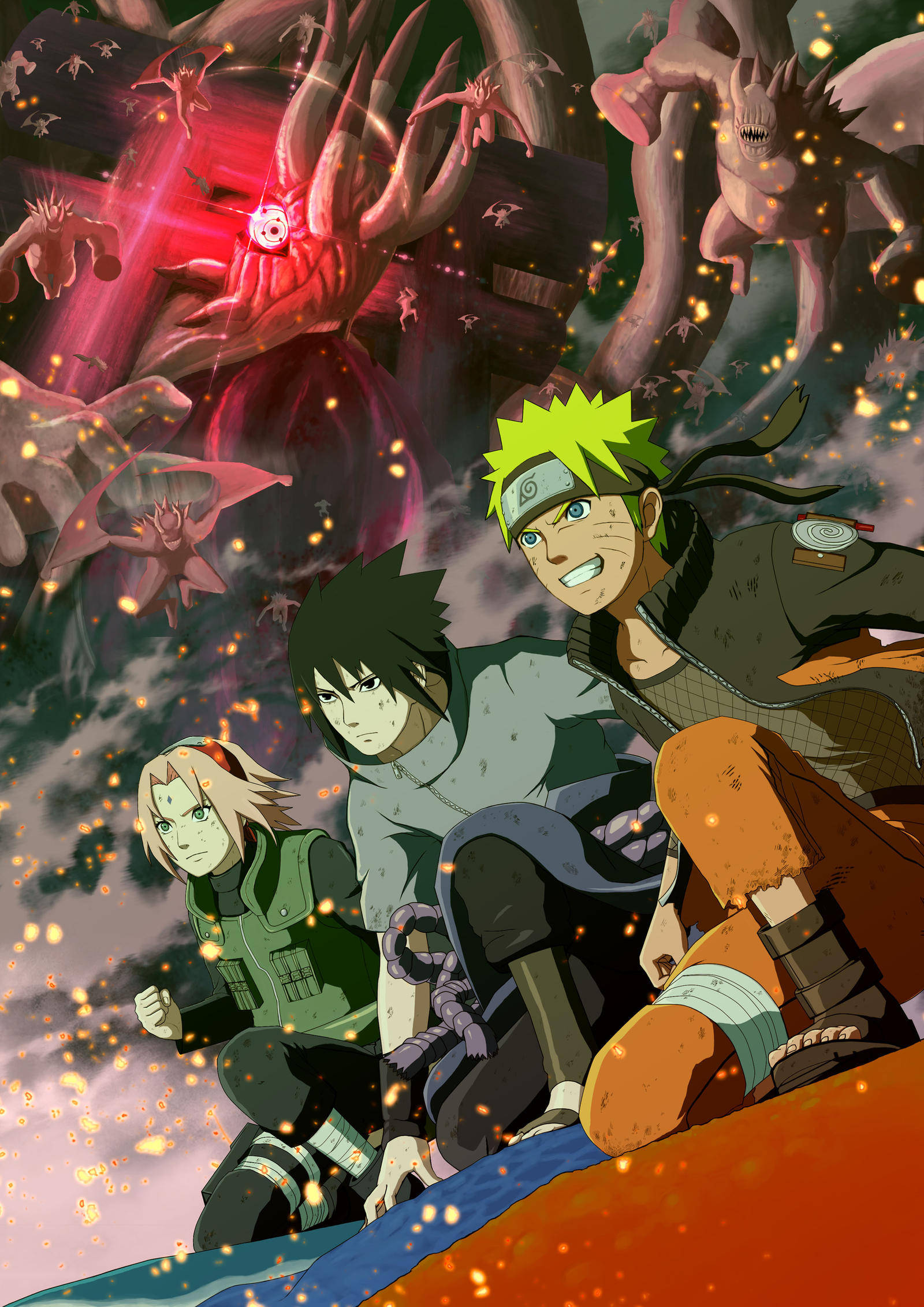 โปสเตอร์นารูโตะและทีม 7 วอลเปเปอร์