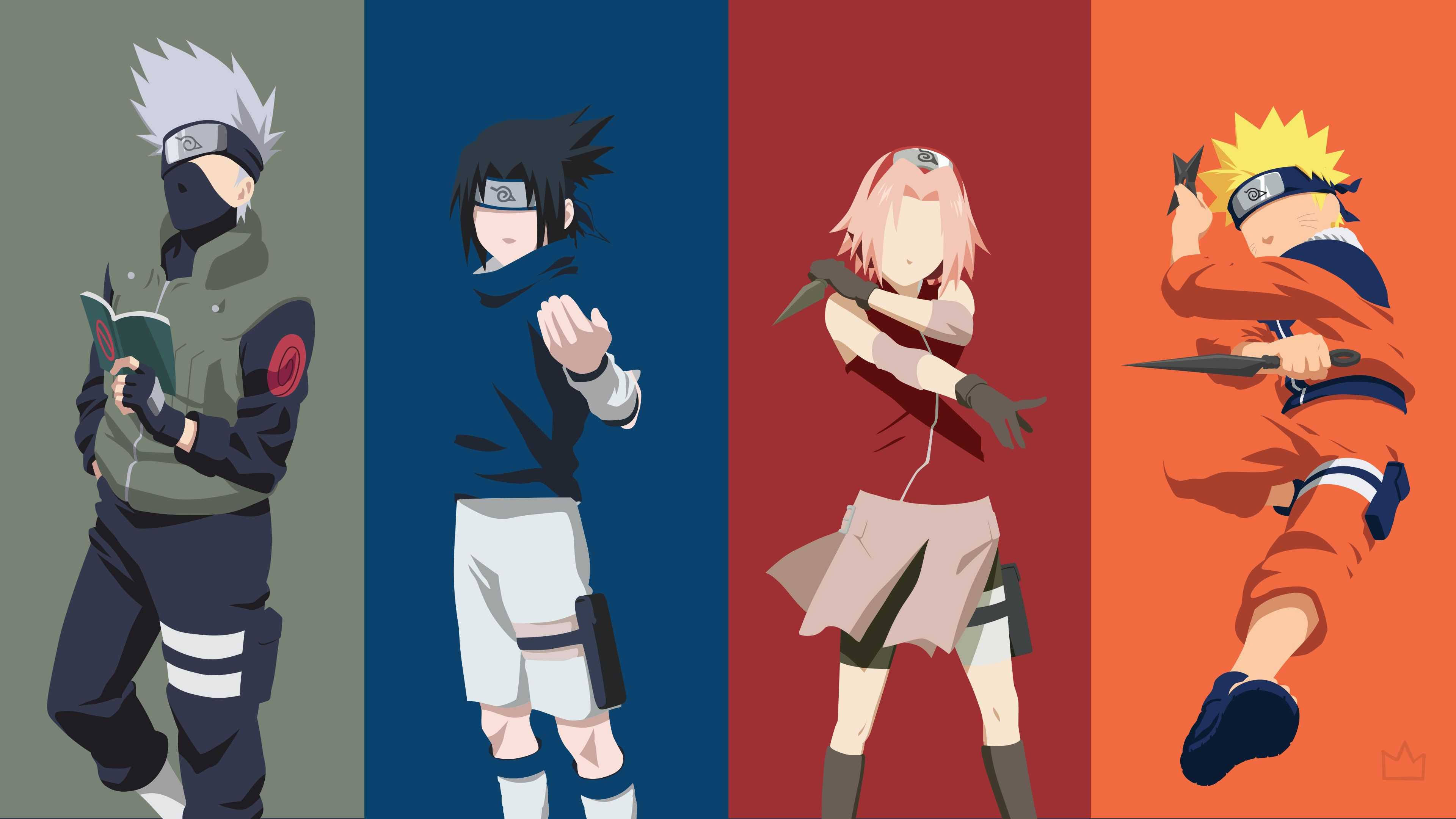 นารูโตะทีม 7 มินิมอล วอลเปเปอร์