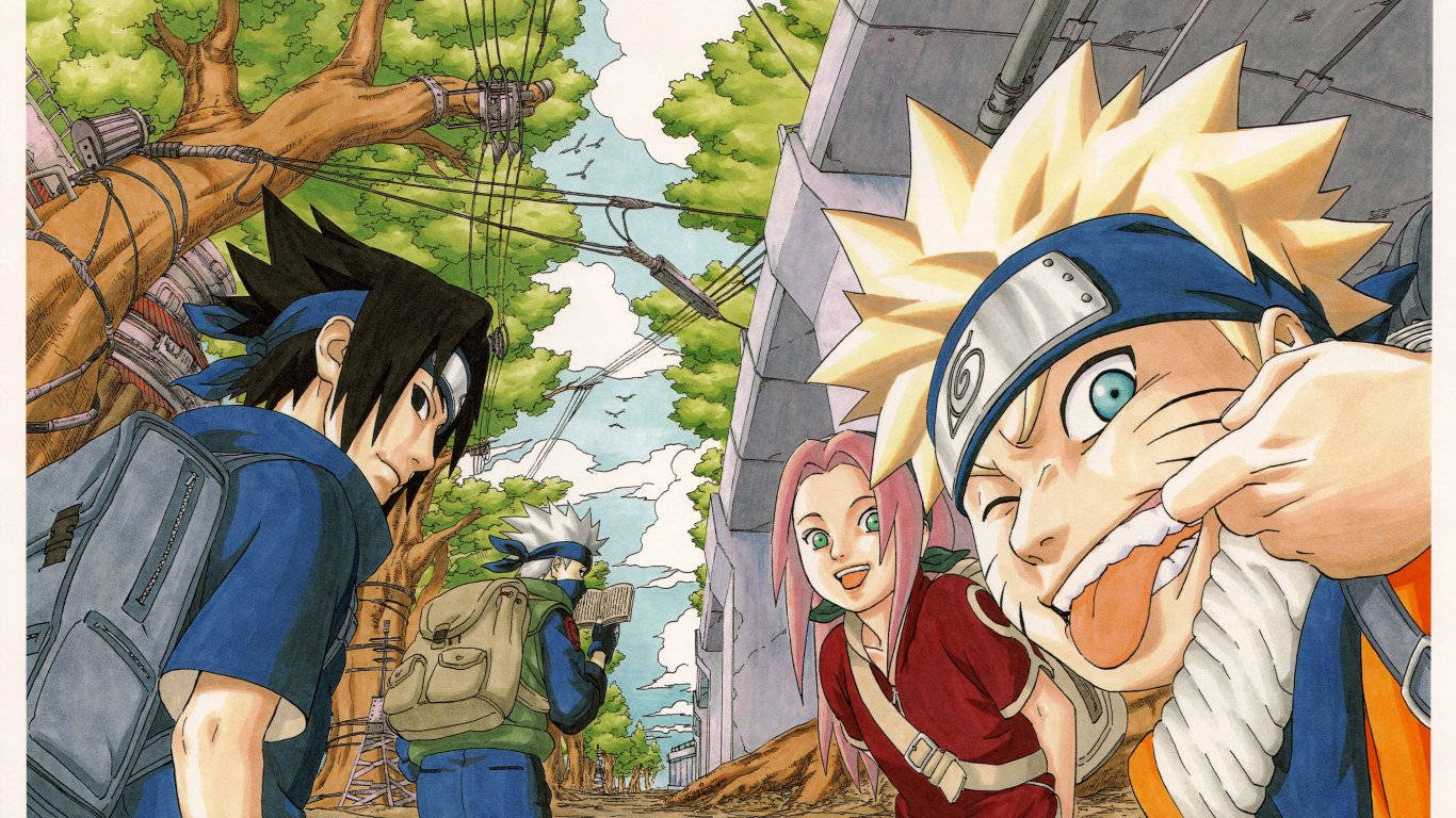 นารูโตะตัวละครทีม 7 วอลเปเปอร์
