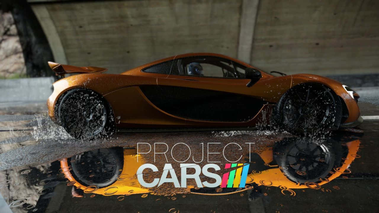 พื้นหลังถนนเปียก 720p Project Cars วอลเปเปอร์