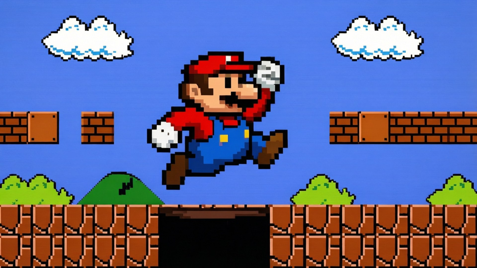 8-Bit กระโดด วอลเปเปอร์