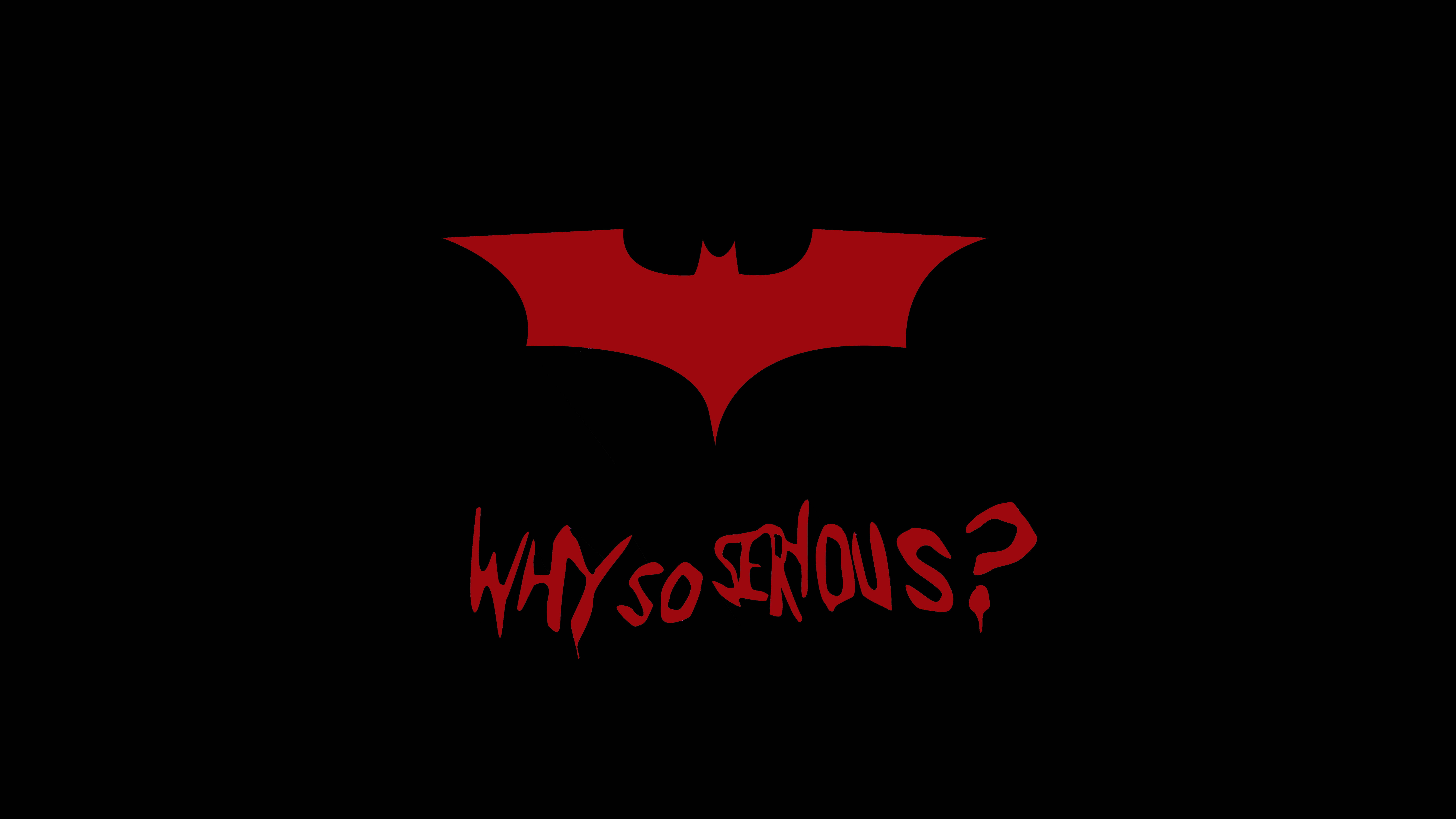 8K Ultra HD Batman ทำไมต้องจริงจัง วอลเปเปอร์