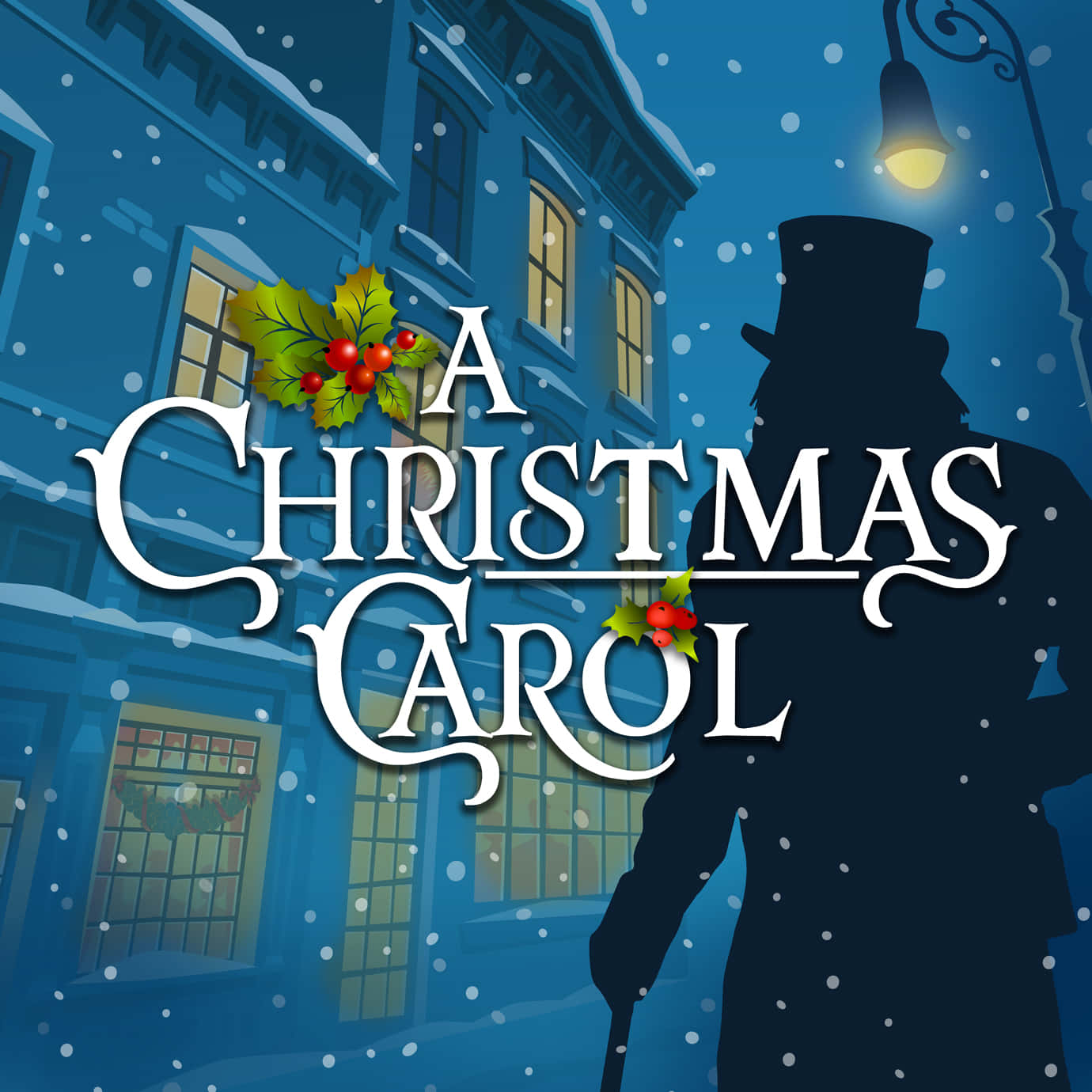 ทิวทัศน์สีสันสดใสของ A Christmas Carol วอลเปเปอร์