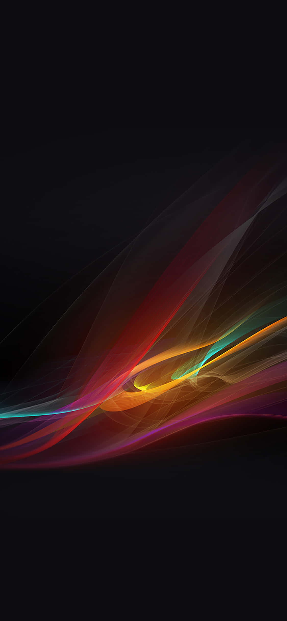 a colorful abstract background with a black background วอลเปเปอร์