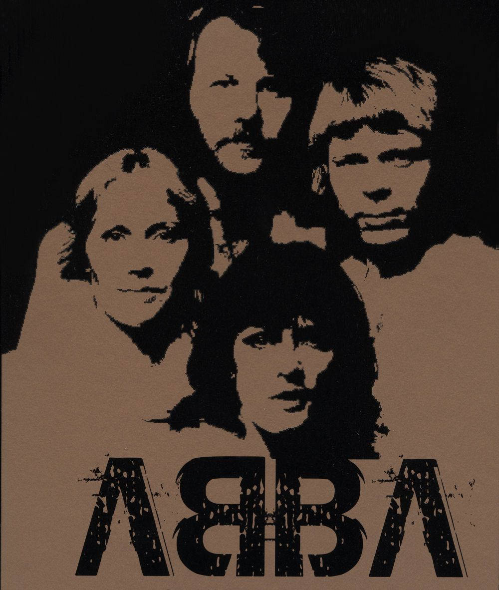 ศิลปะคอนทราสต์สูง ABBA วอลเปเปอร์