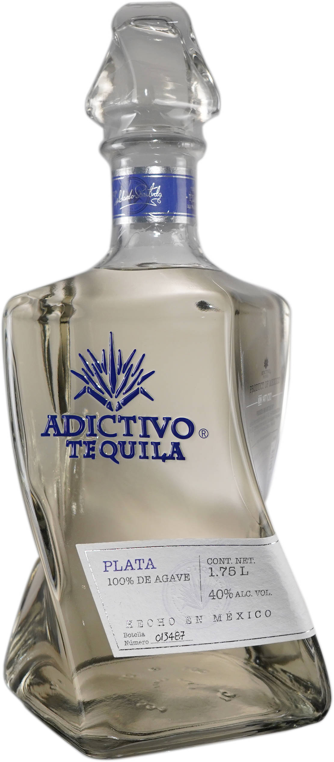 Adictivo Plata Tequila ในขวดใส วอลเปเปอร์