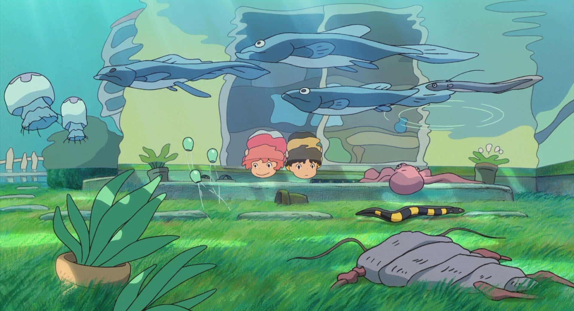 สำรวจโลกสุดมหัศจรรย์ของ Aesthetic Ghibli! วอลเปเปอร์