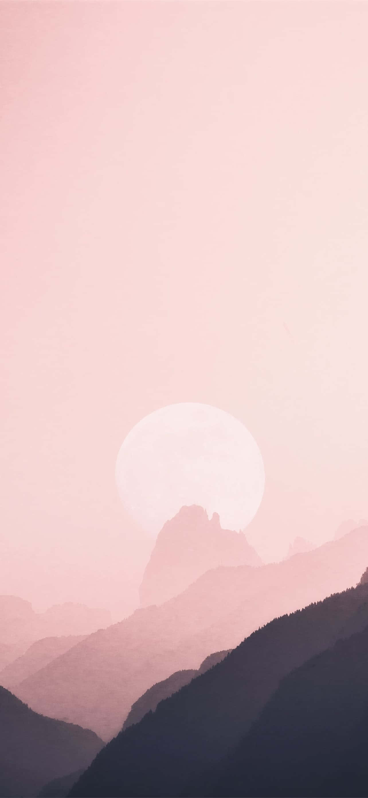 Aesthetic Home Screen Mountain Ridge วอลเปเปอร์