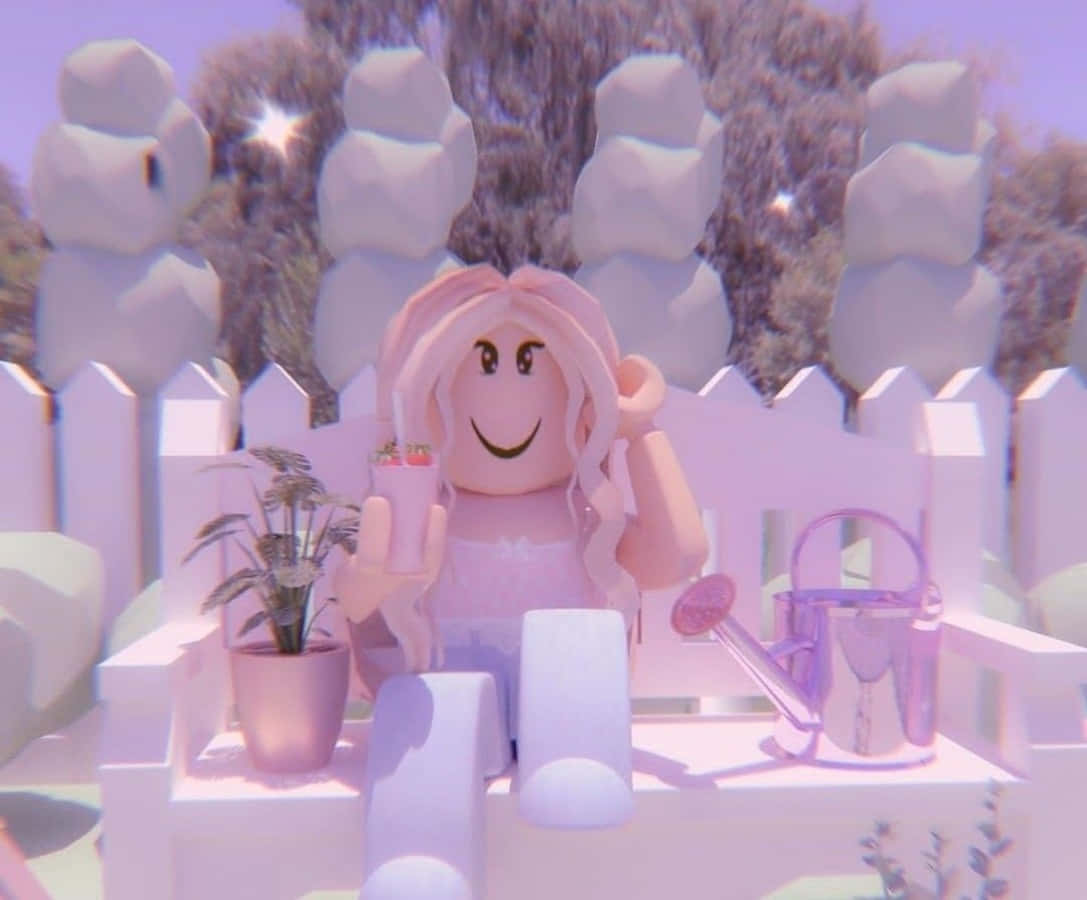 สัมผัสความงามของ Aesthetic Roblox วอลเปเปอร์