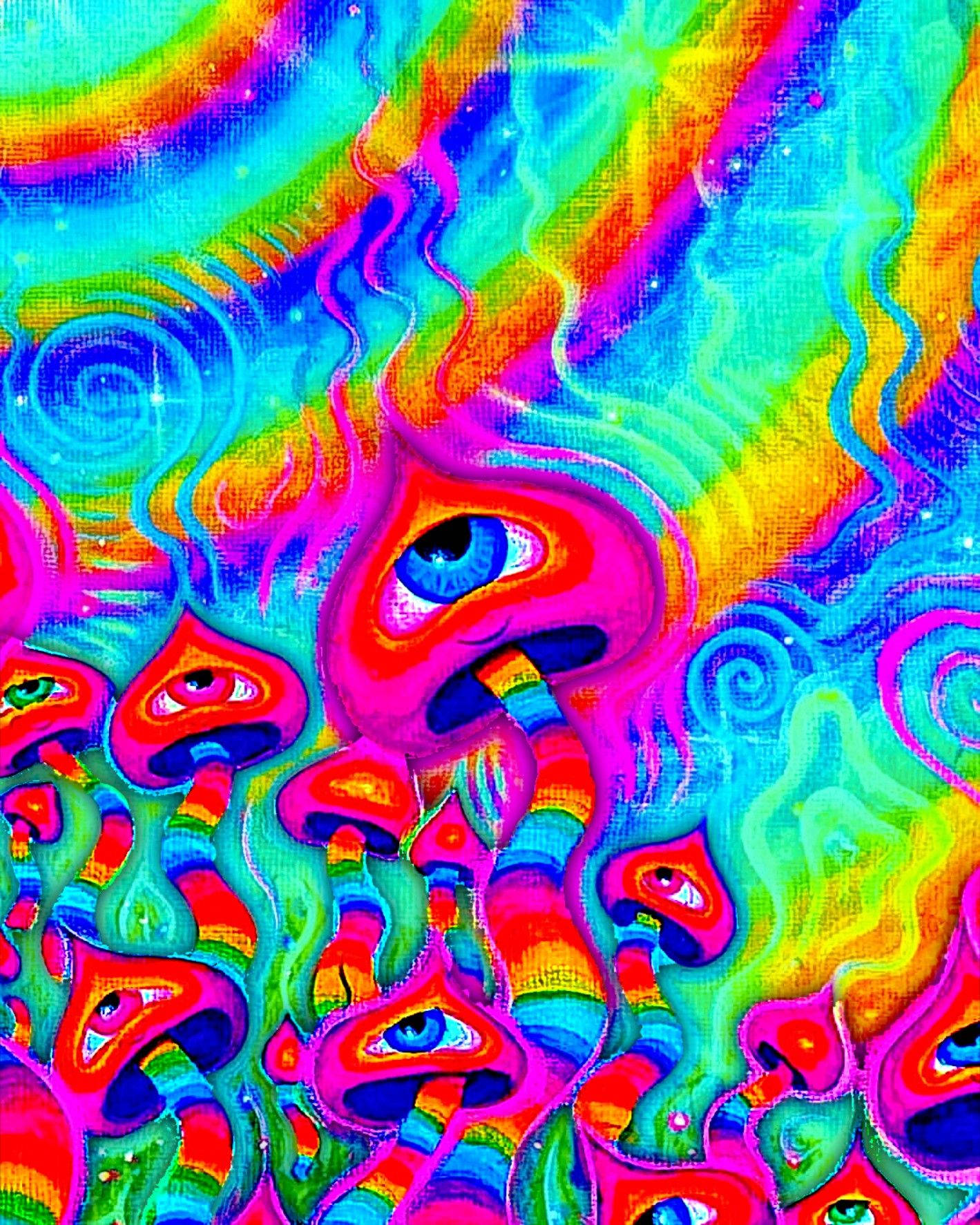 เยี่ยมชมโลกแห่ง Aesthetic Trippy ที่เต็มไปด้วยภาพสะดุดตา วอลเปเปอร์