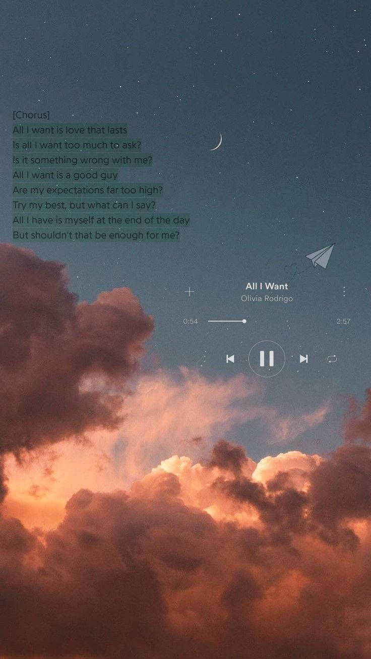 เพลง All I Want สไตล์ดนตรีที่มีเอกลักษณ์ วอลเปเปอร์