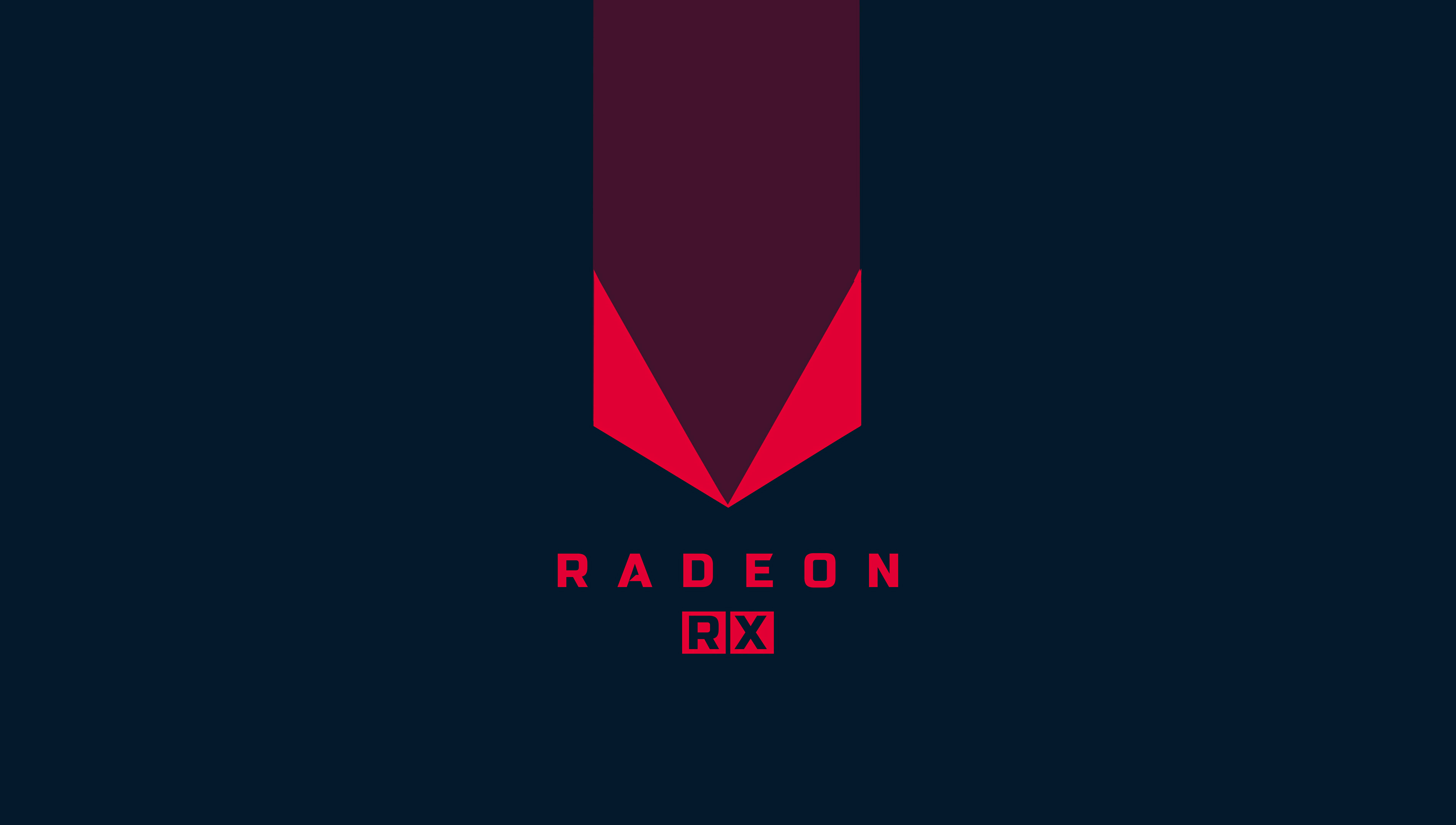 AMD สีน้ำเงินเข้ม 4K วอลเปเปอร์