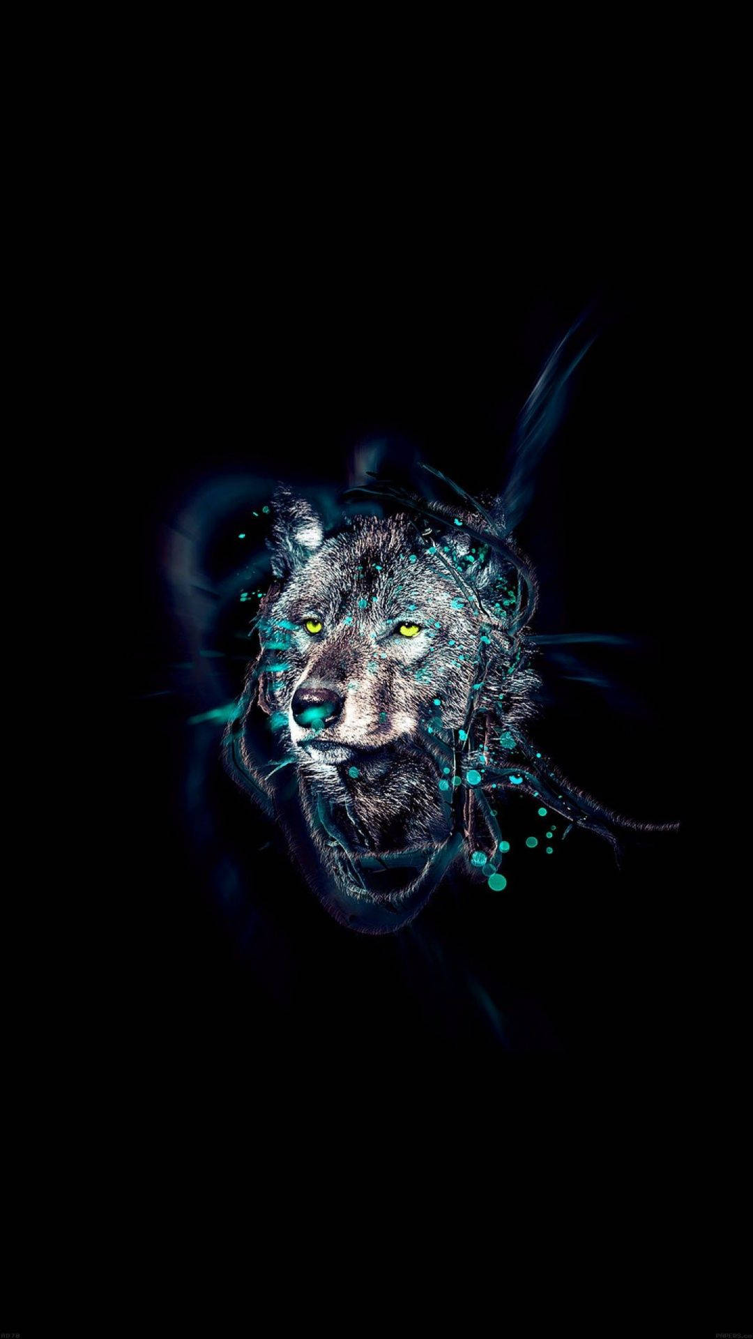 ปลดปล่อยหมาป่าในตัวคุณด้วยพลังเรืองแสงของ AMOLED วอลเปเปอร์