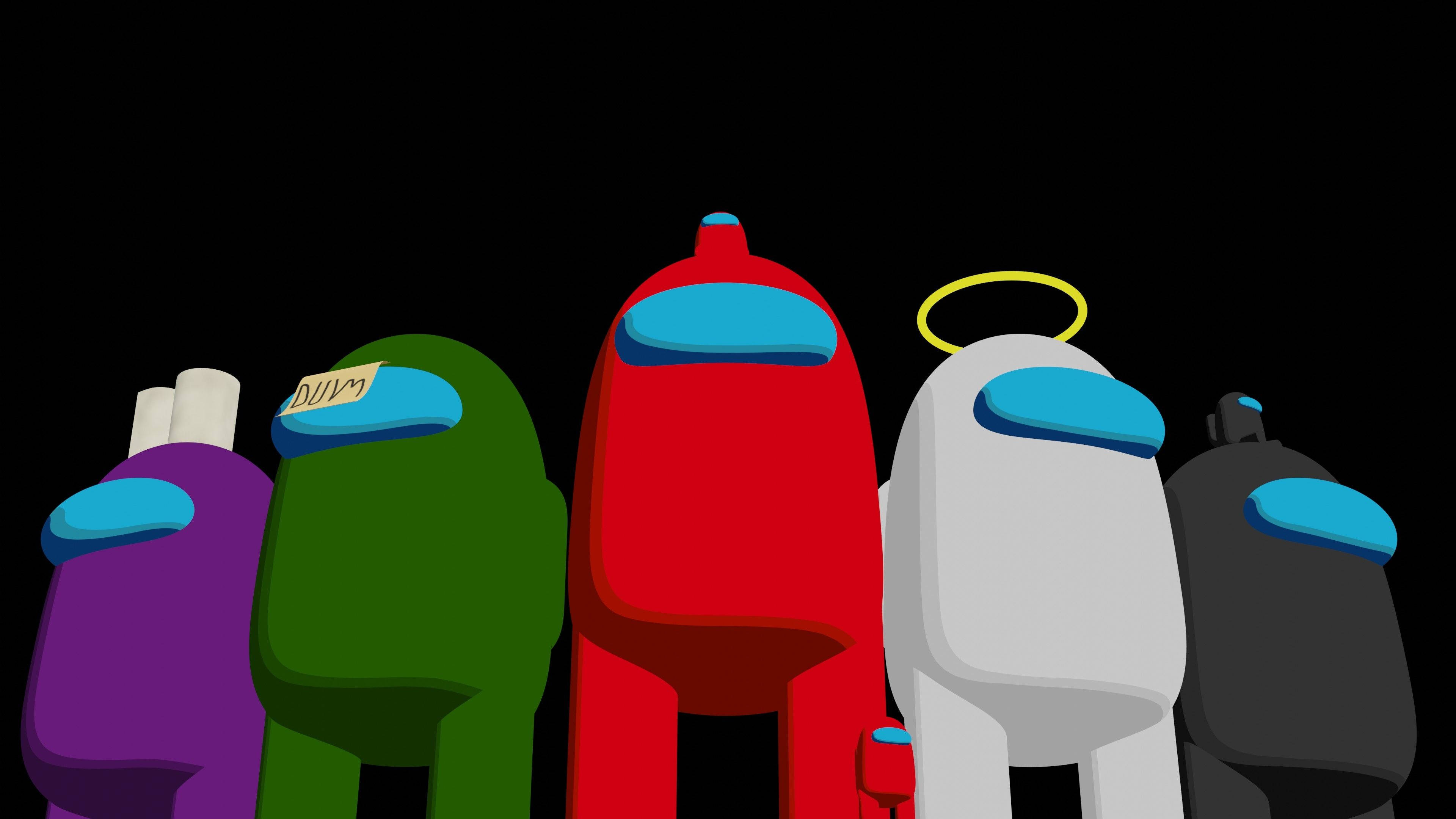 วอลเปเปอร์ Among US สีสันสวยงาม วอลเปเปอร์