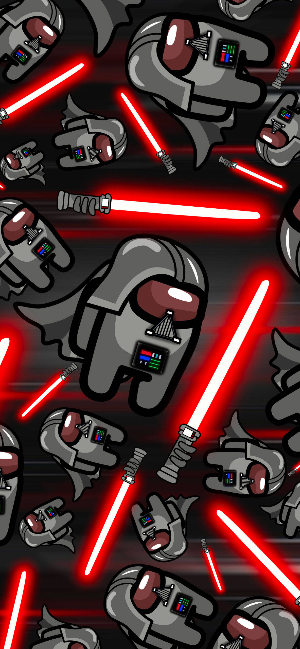 Among US 4K Darth Vader Crossover วอลเปเปอร์