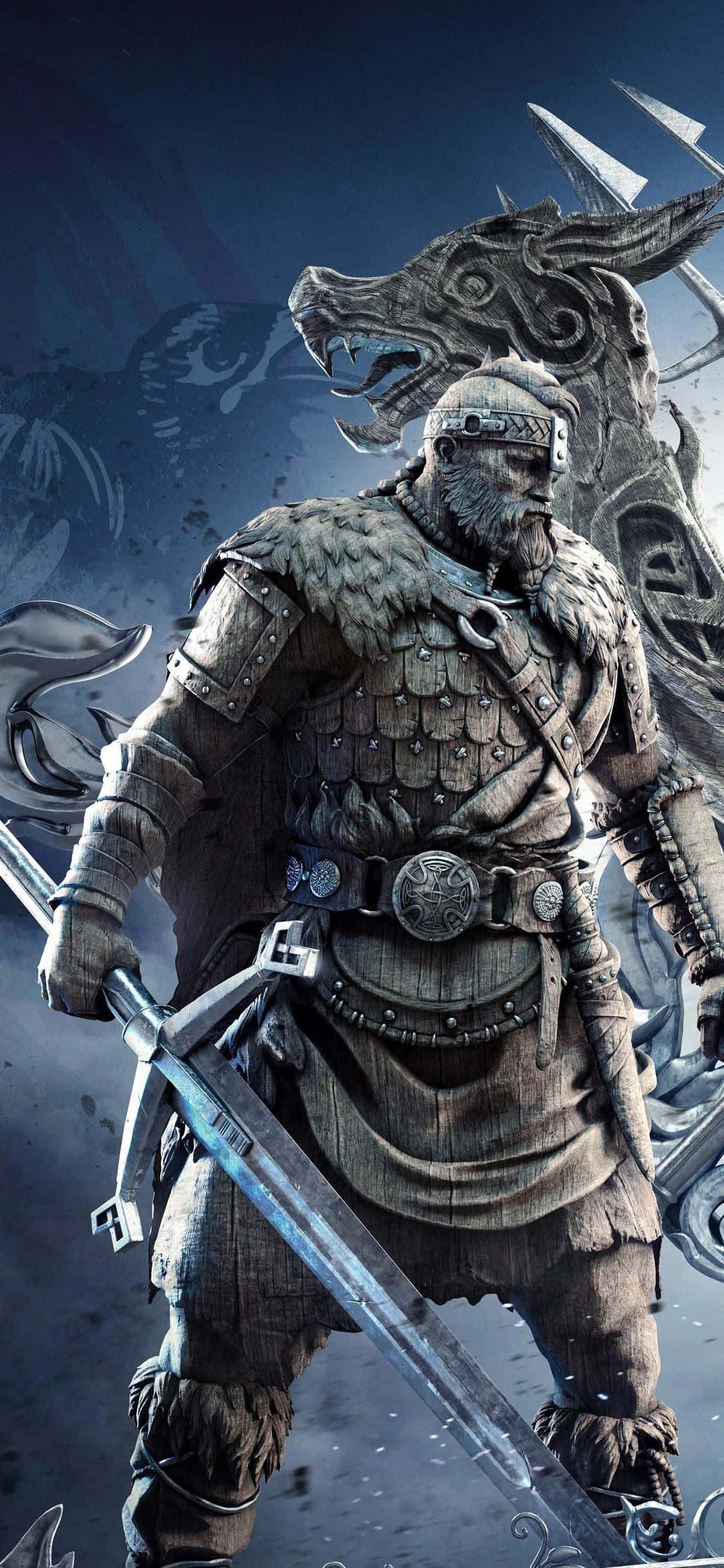 ซามูไรปะทะมังกร พื้นหลัง Android For Honor วอลเปเปอร์