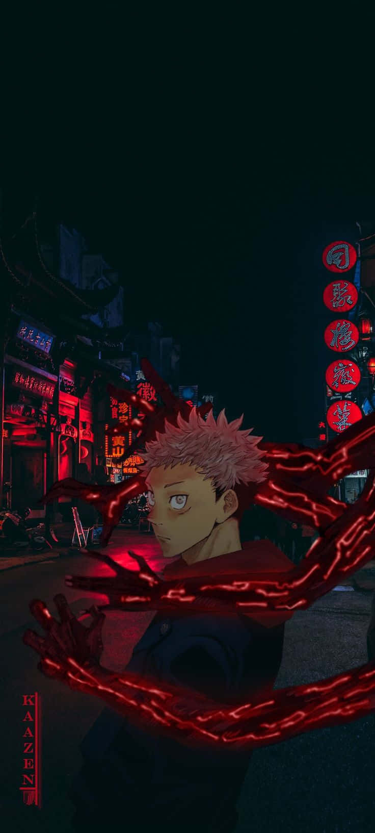 วอลเปเปอร์ Android ยูจิ อิตาโดริ จากอนิเมะ Jujutsu Kaisen วอลเปเปอร์
