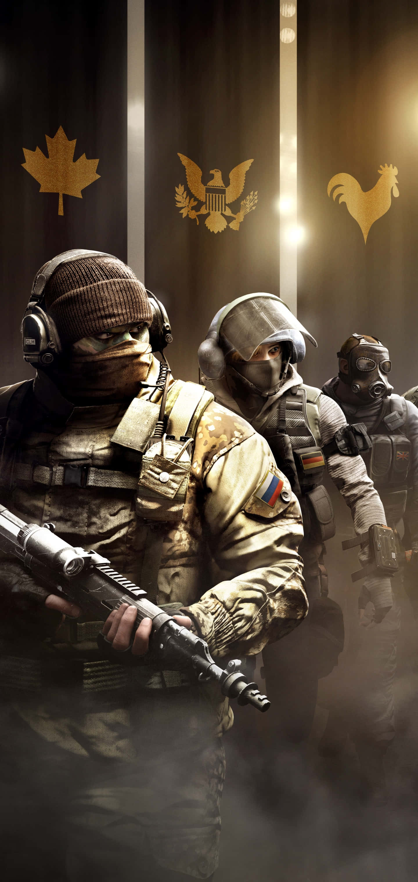 เพลิดเพลินกับภาพสุดเจ๋งและแอคชั่นผู้เล่นหลายคนสุดเข้มข้นกับ Android Rainbow Six Siege วอลเปเปอร์
