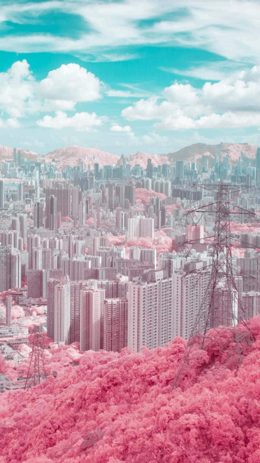สัมผัสสีสันสดใสและชีวิตของ Anime City! วอลเปเปอร์
