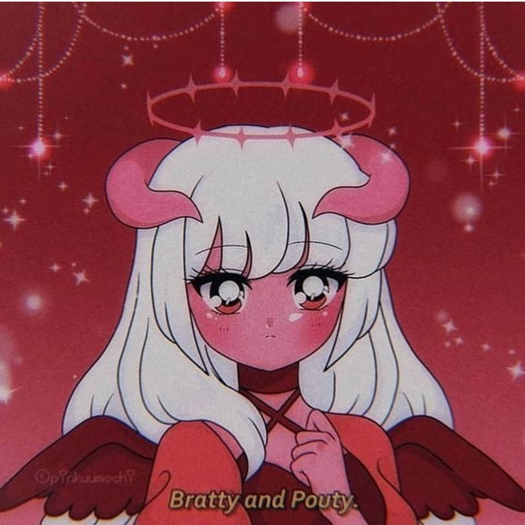 เด็กปีศาจขี้งอนและเอาแต่ใจ Anime Discord PFP วอลเปเปอร์