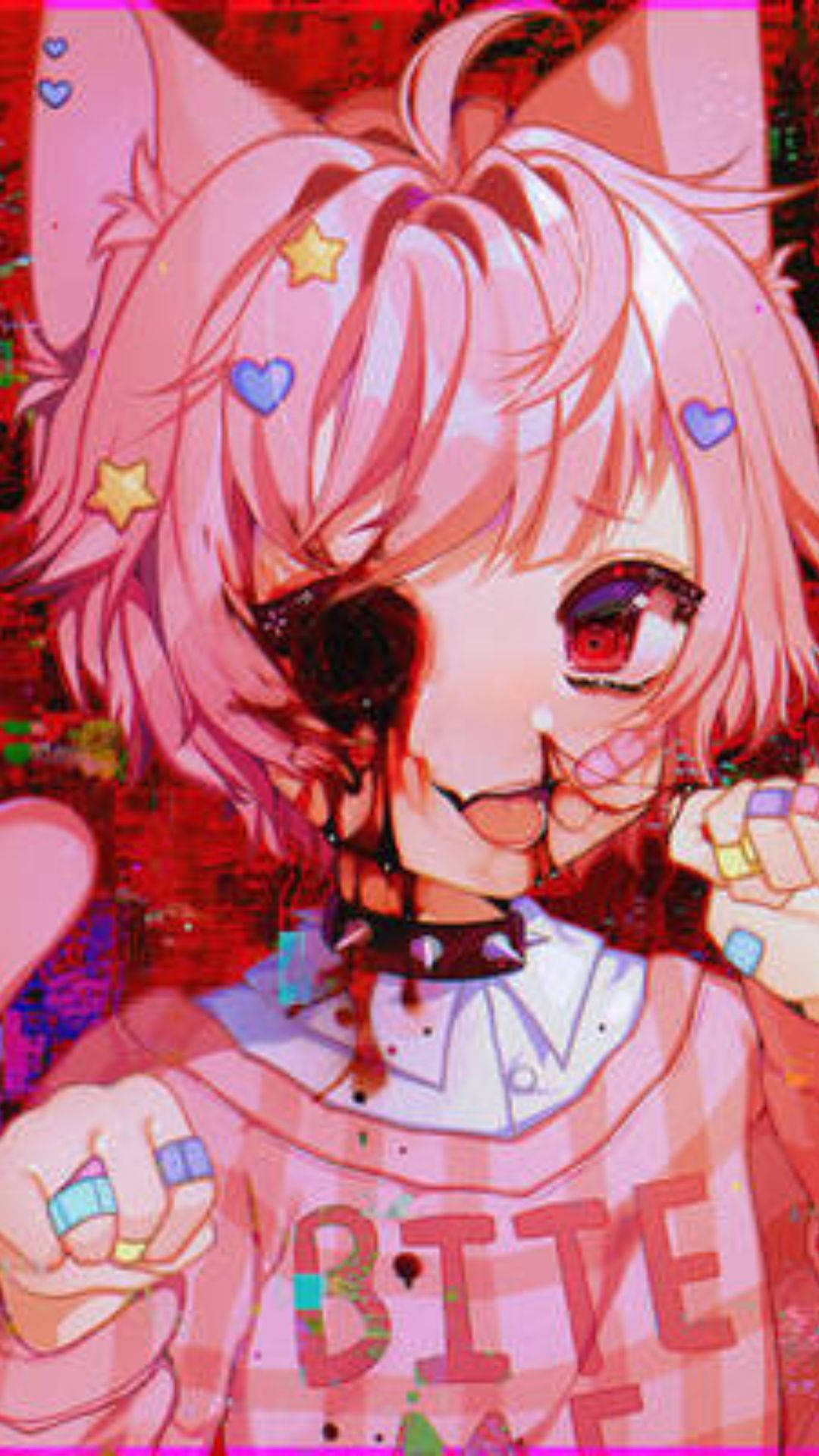 น่ากลัวและน่ารัก Anime รูปโปรไฟล์ วอลเปเปอร์