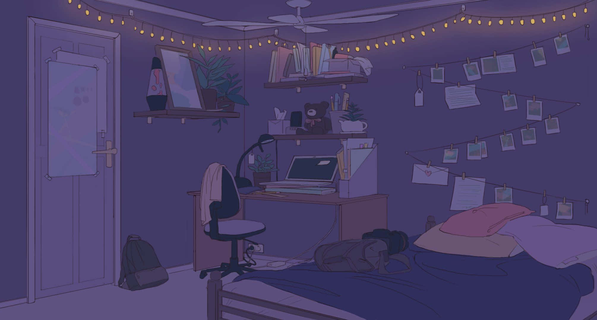 หลงใหลในจินตนาการกับ Anime Room วอลเปเปอร์