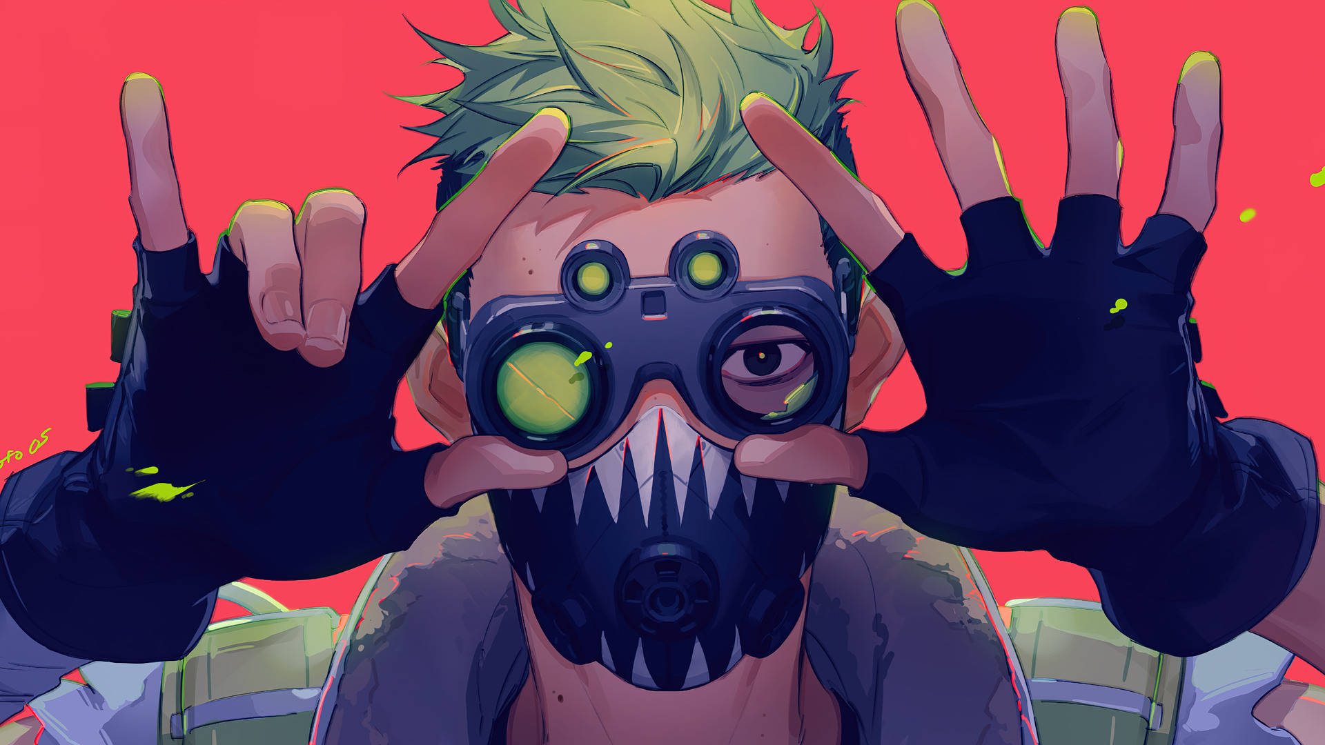 Apex Legends Octane ตาข้างเดียว — เดสก์ท็อป GIF วอลเปเปอร์