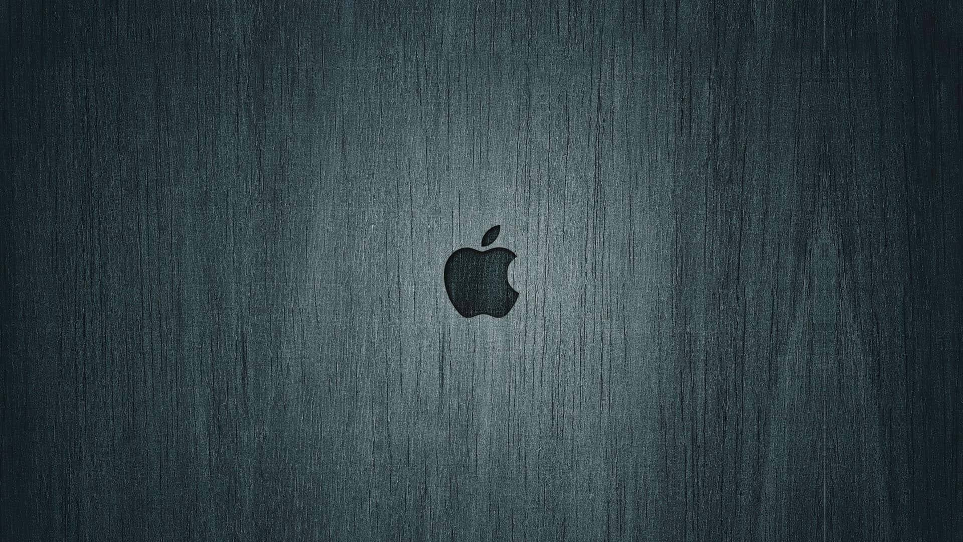 พื้นผิวไม้สีเทาเข้มพื้นหลัง Apple HD วอลเปเปอร์