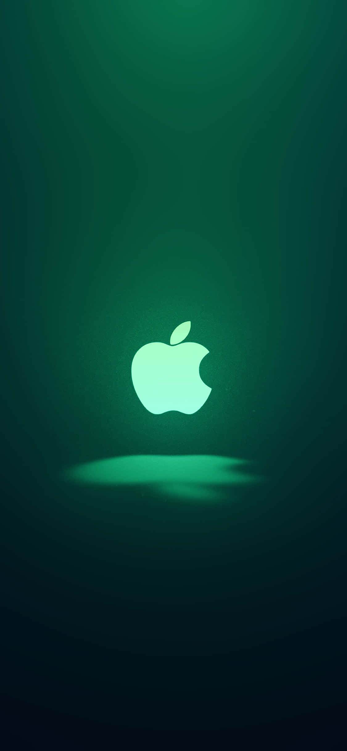 โลโก้ Apple สีเขียว iPhone 11 อันโดดเด่น วอลเปเปอร์