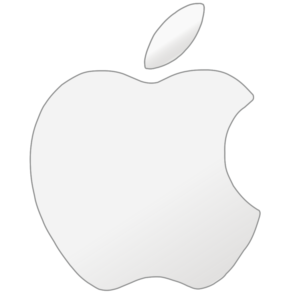 พื้นหลังสีเขียวน้ำเงินพร้อมโลโก้ Apple สีเงิน วอลเปเปอร์