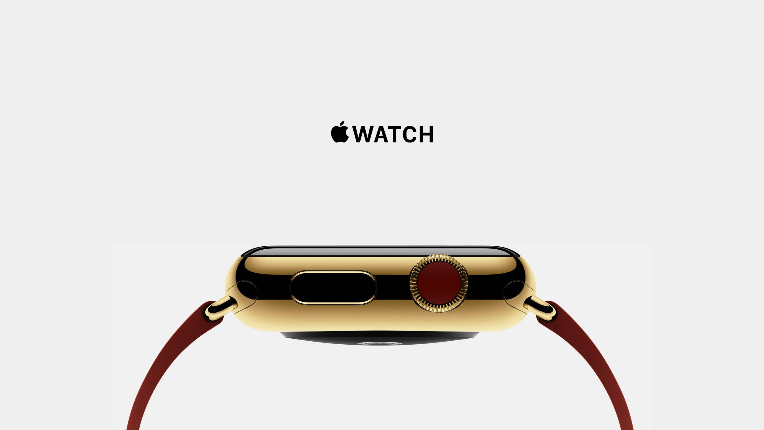 Apple Watch ขอบทองเม็ดมะยมแดง วอลเปเปอร์