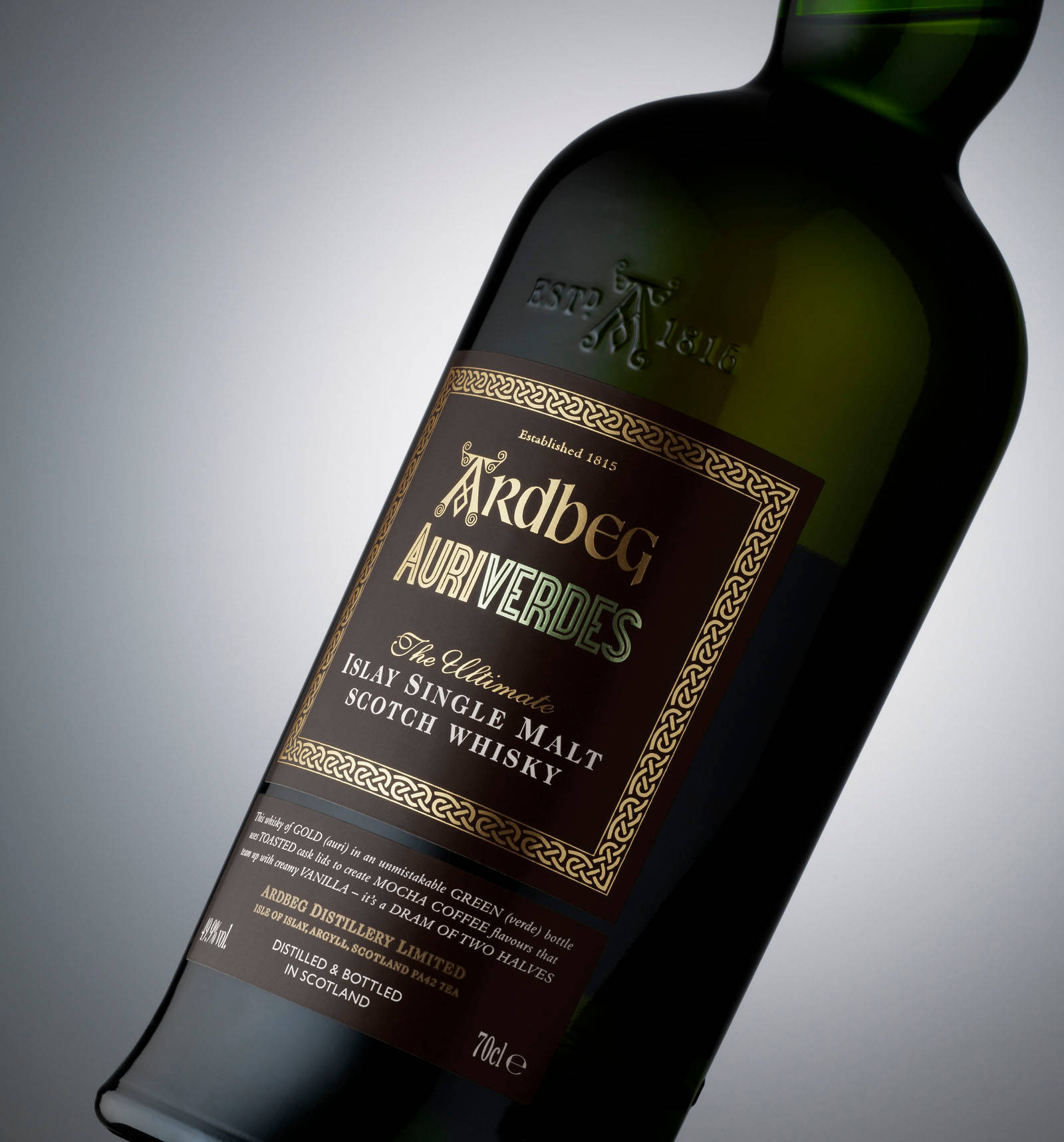 ขวดวิสกี Ardbeg Auriverdes วอลเปเปอร์